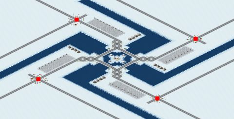 Rendered preview of Frozen Four Corners