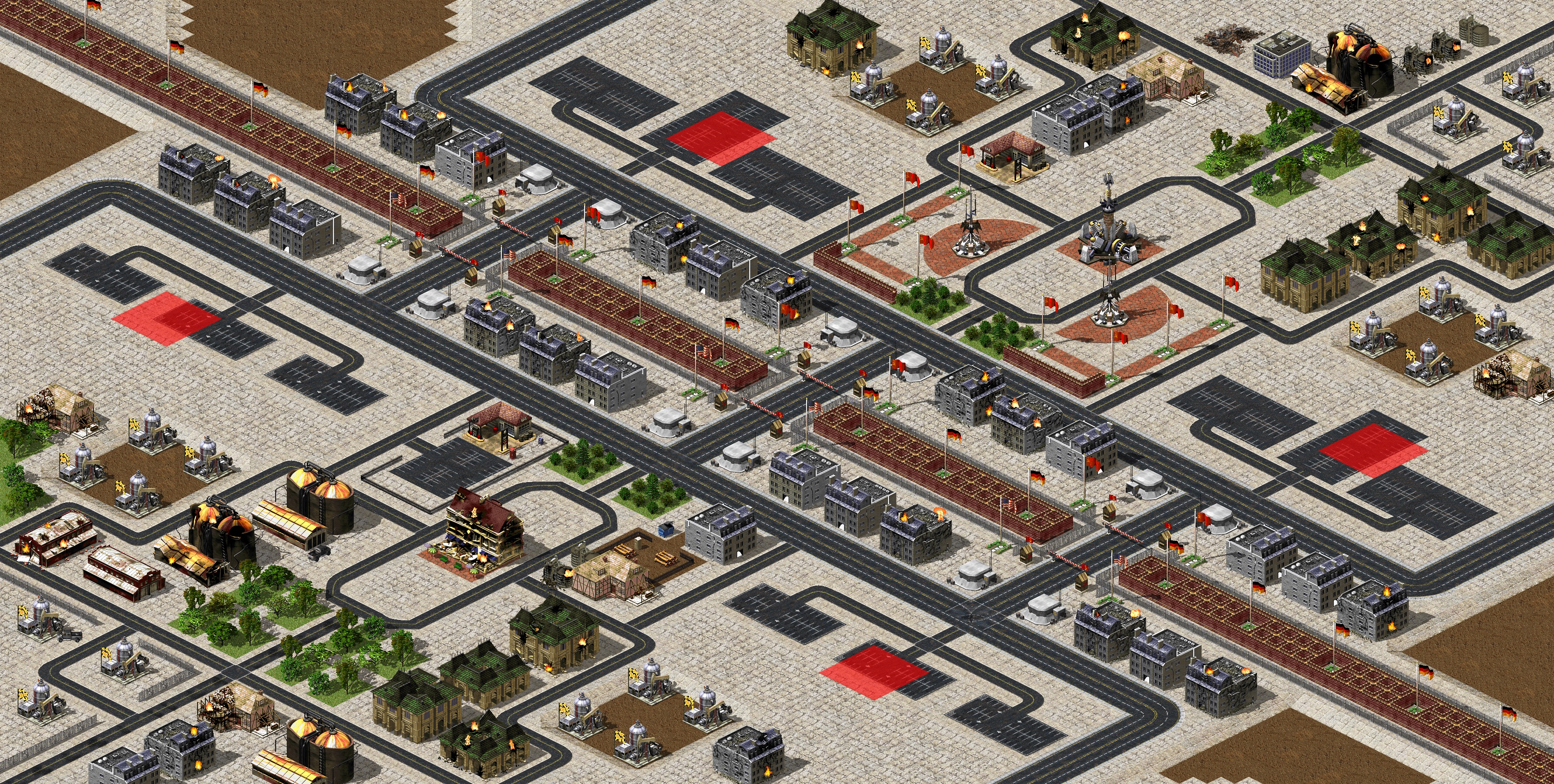 Rendered map: City Under Siege (Megawealth)
