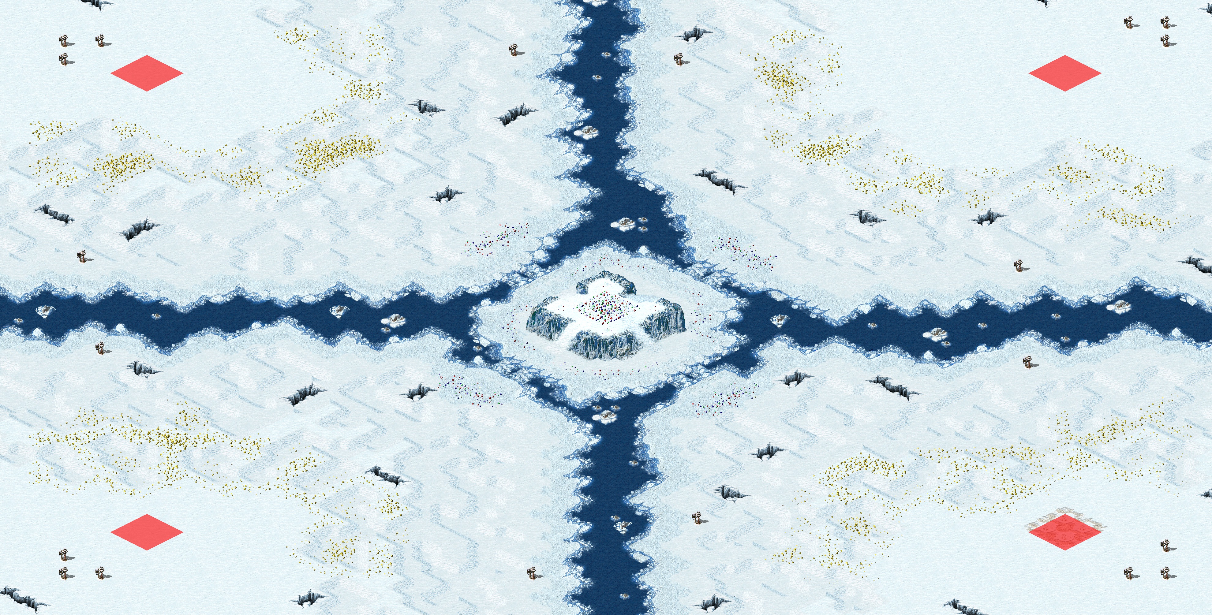 Rendered map: iceberg