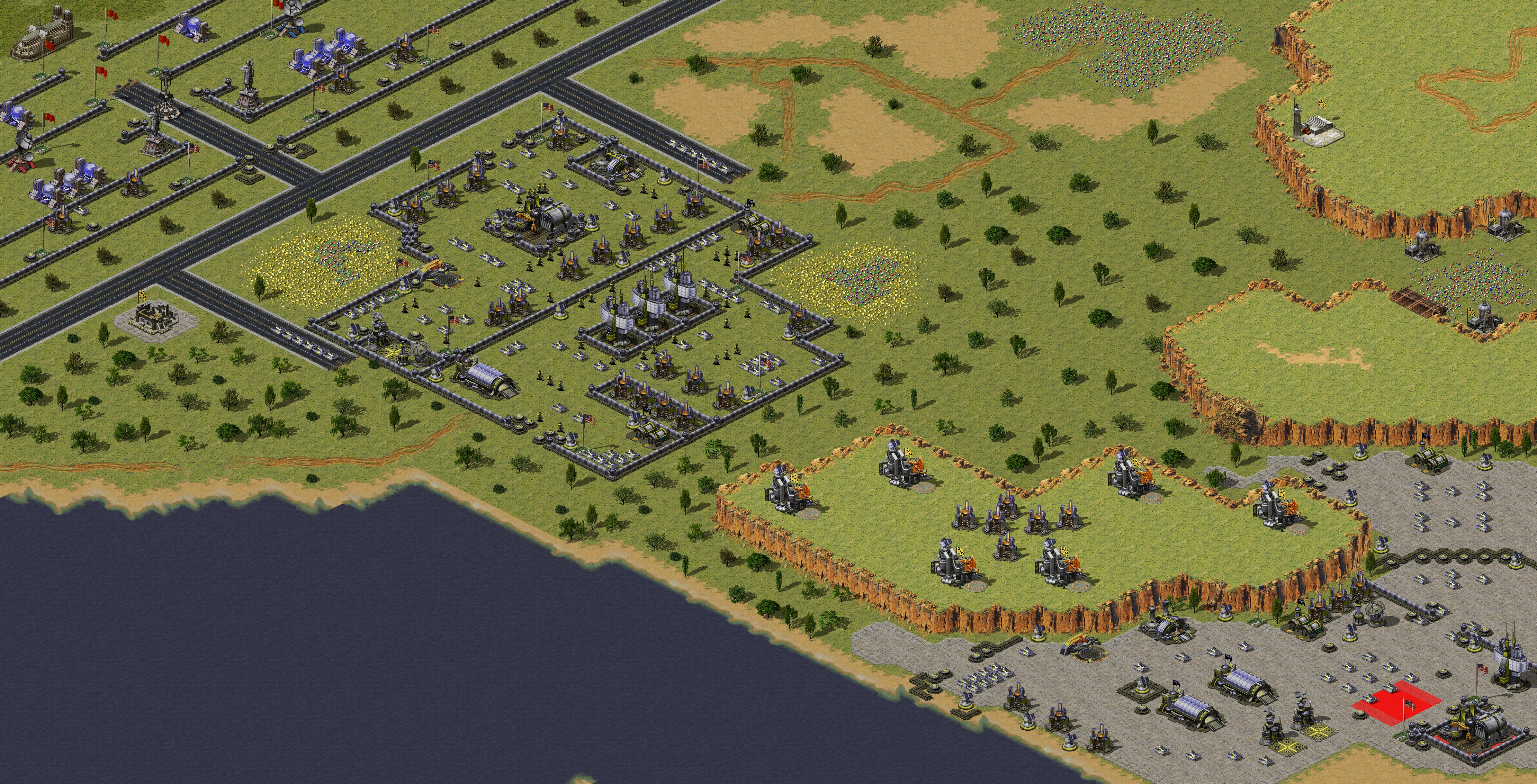 Rendered map: Soviet Encirclement