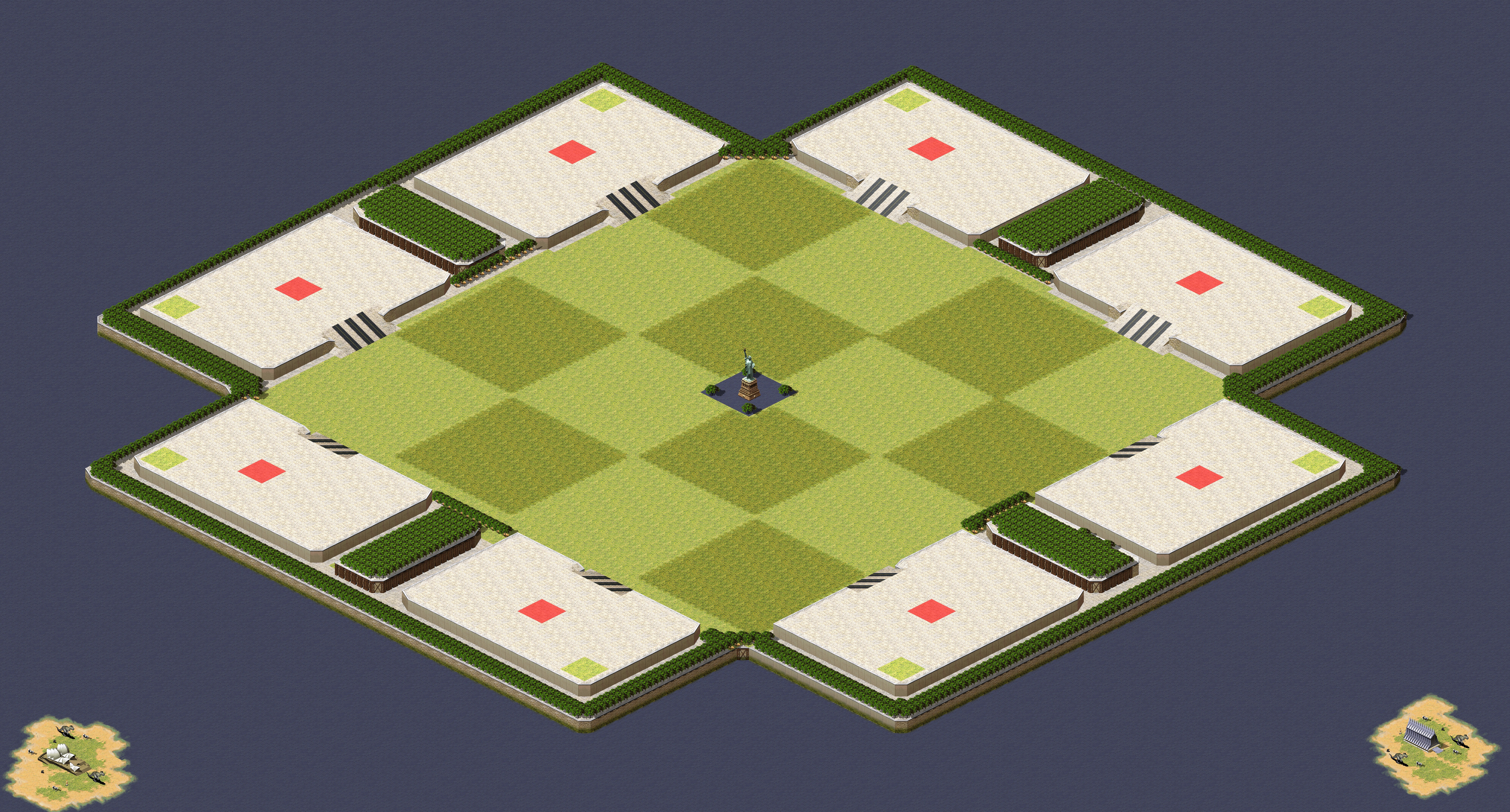 Rendered map: Apocalypse Battle 19.0 Mega Tank