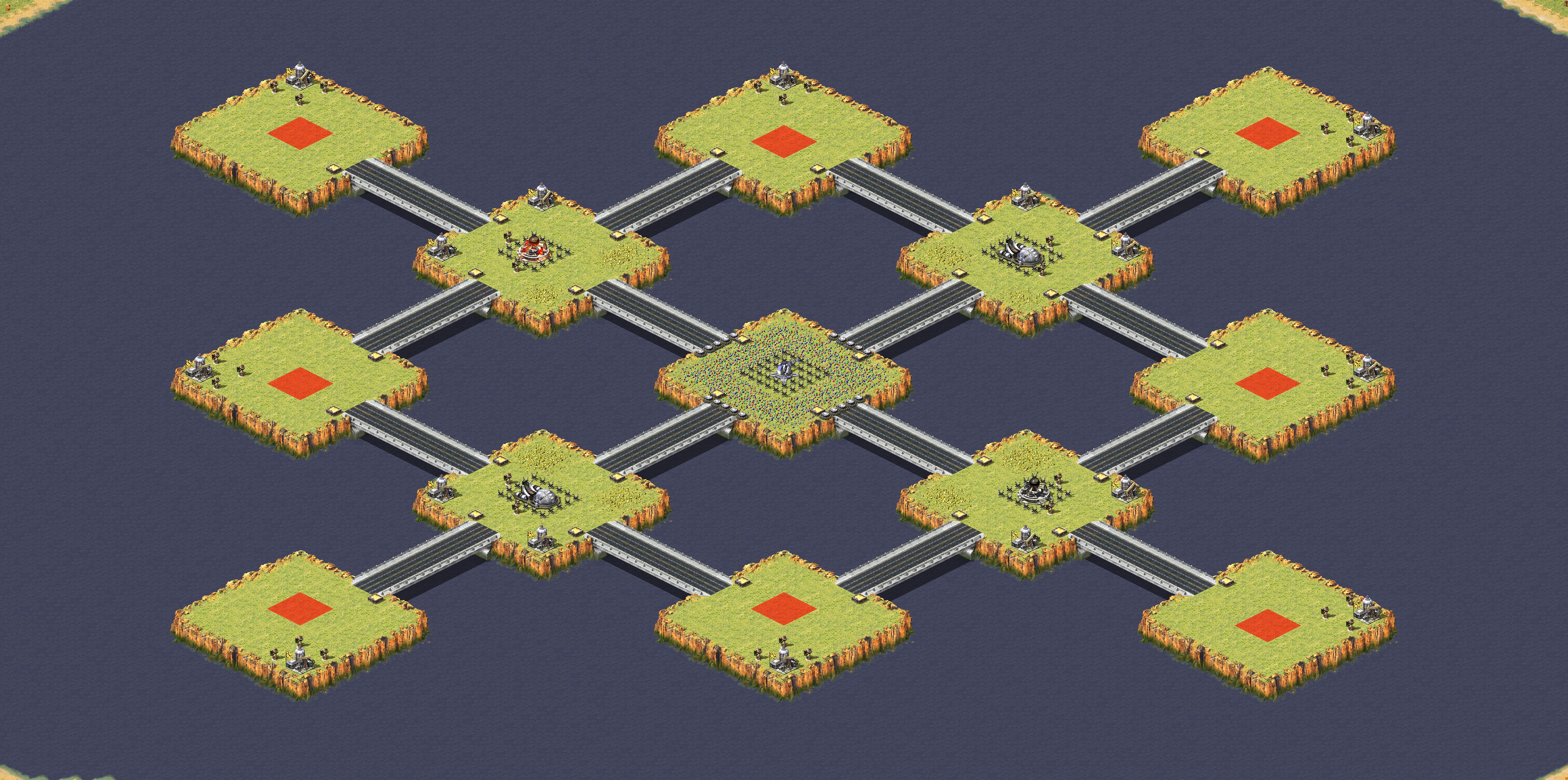 Rendered map: Journey to Center Island