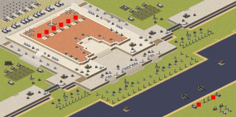 Rendered preview of 2 Soviet 6 Allied Beach Assault - Ocean Fortress