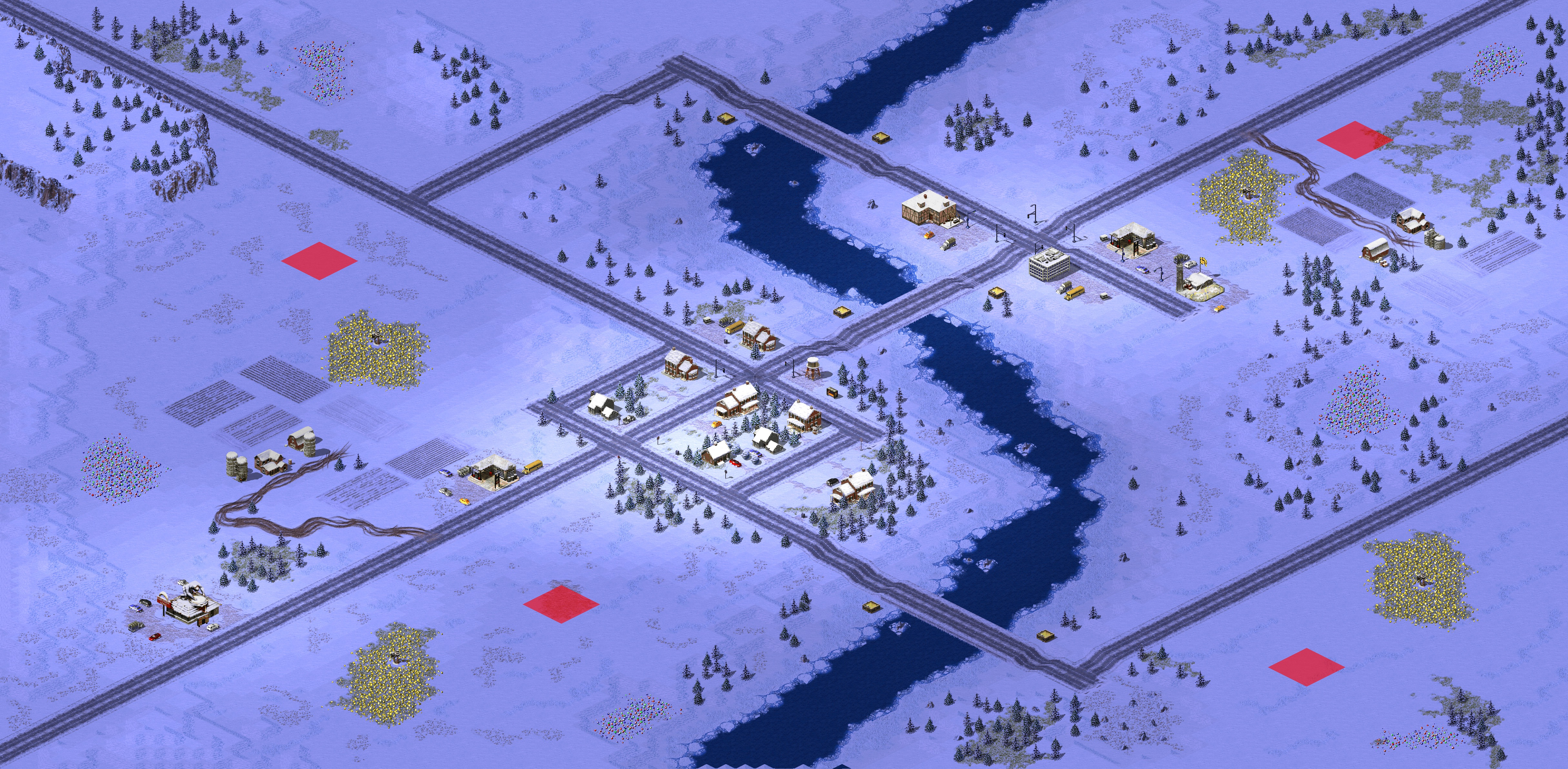 Rendered map: Montana DMZ