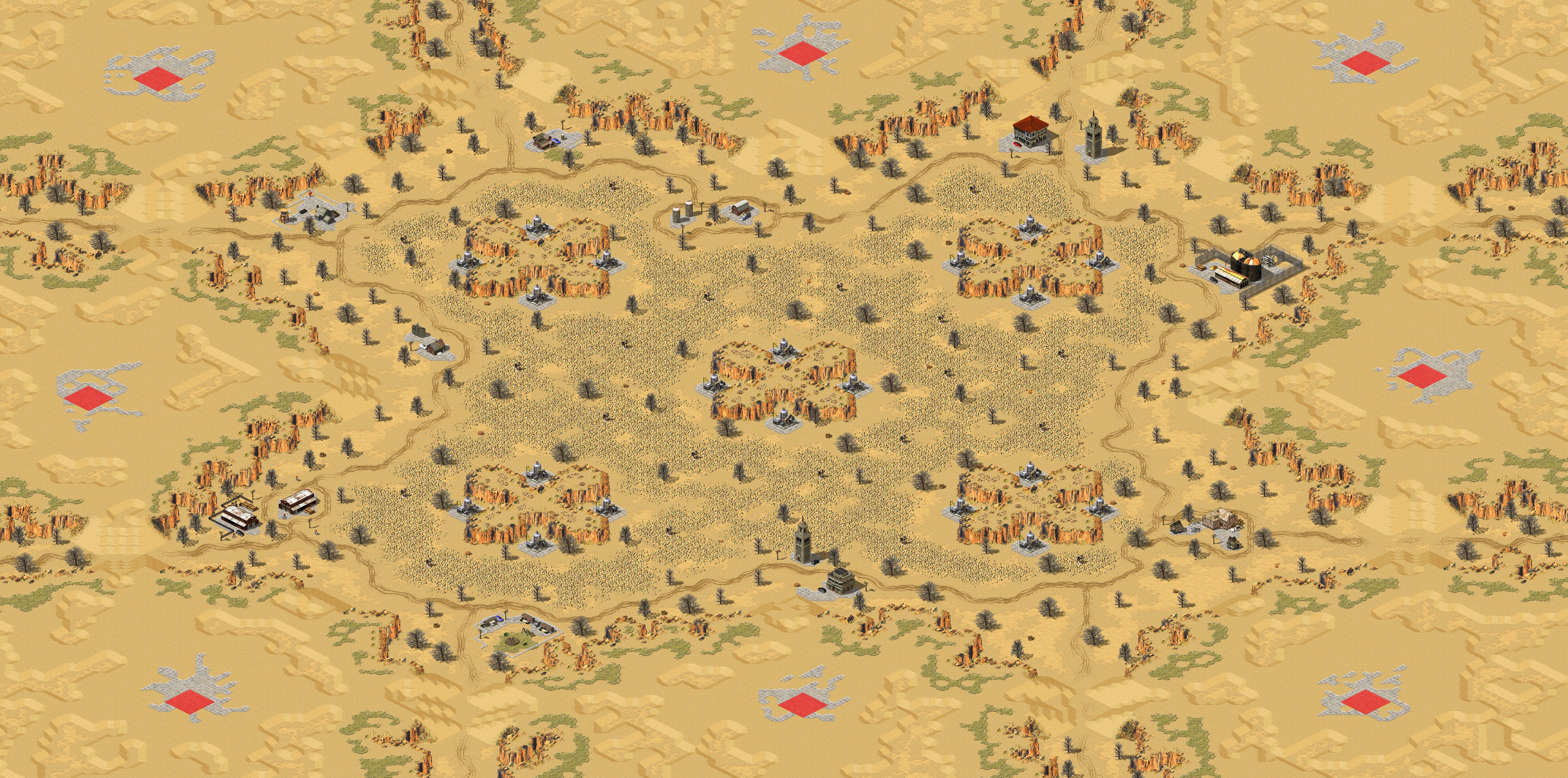 Rendered map: 矿石坑
