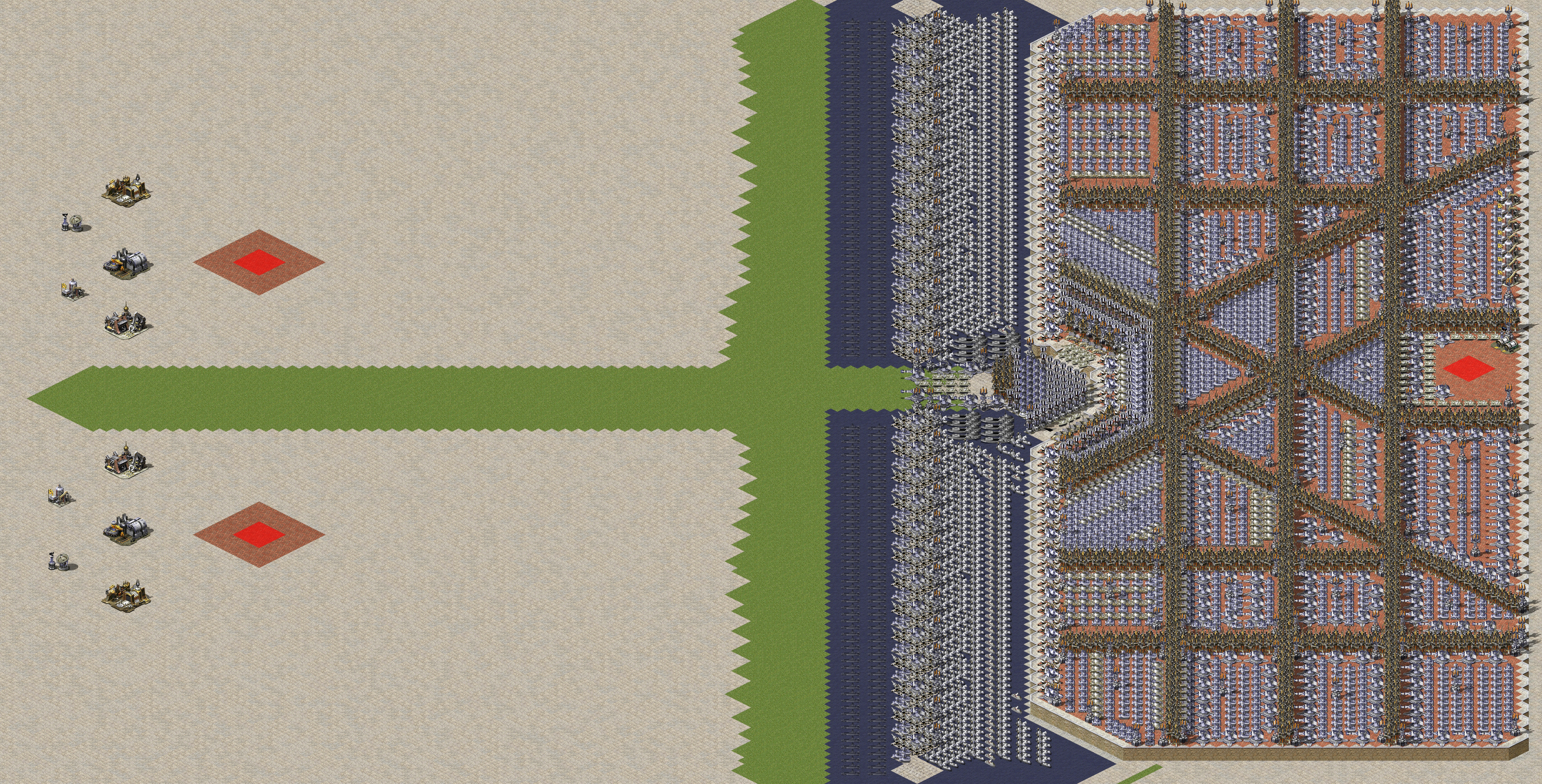 Rendered map: 2v1 Siege