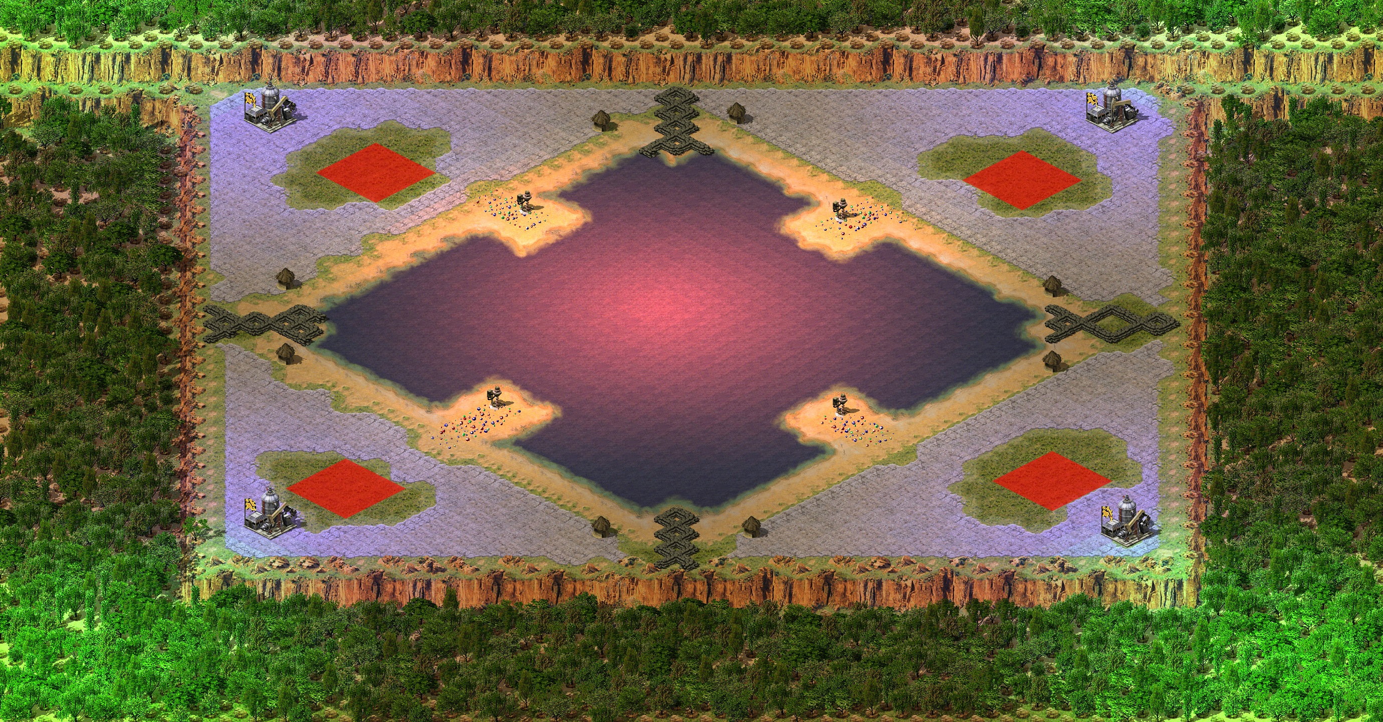 Rendered map: Big Extra Small Map Super + Naval War Final