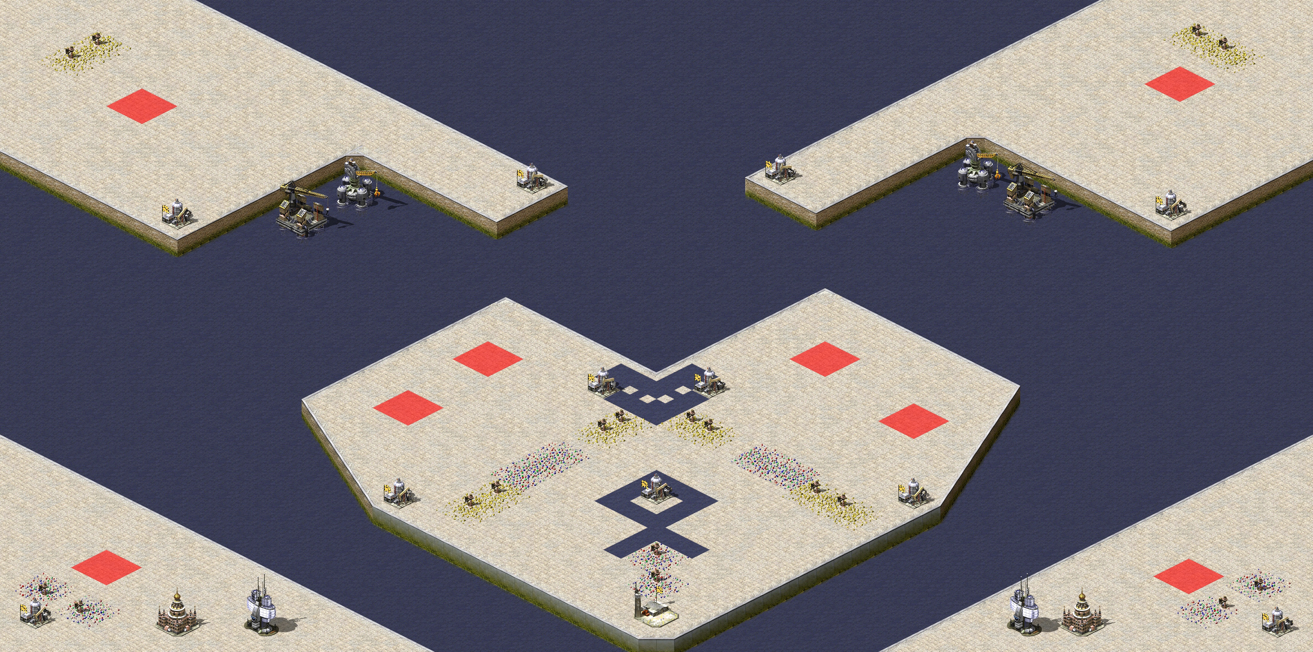 Rendered map: 4v4 Two Back