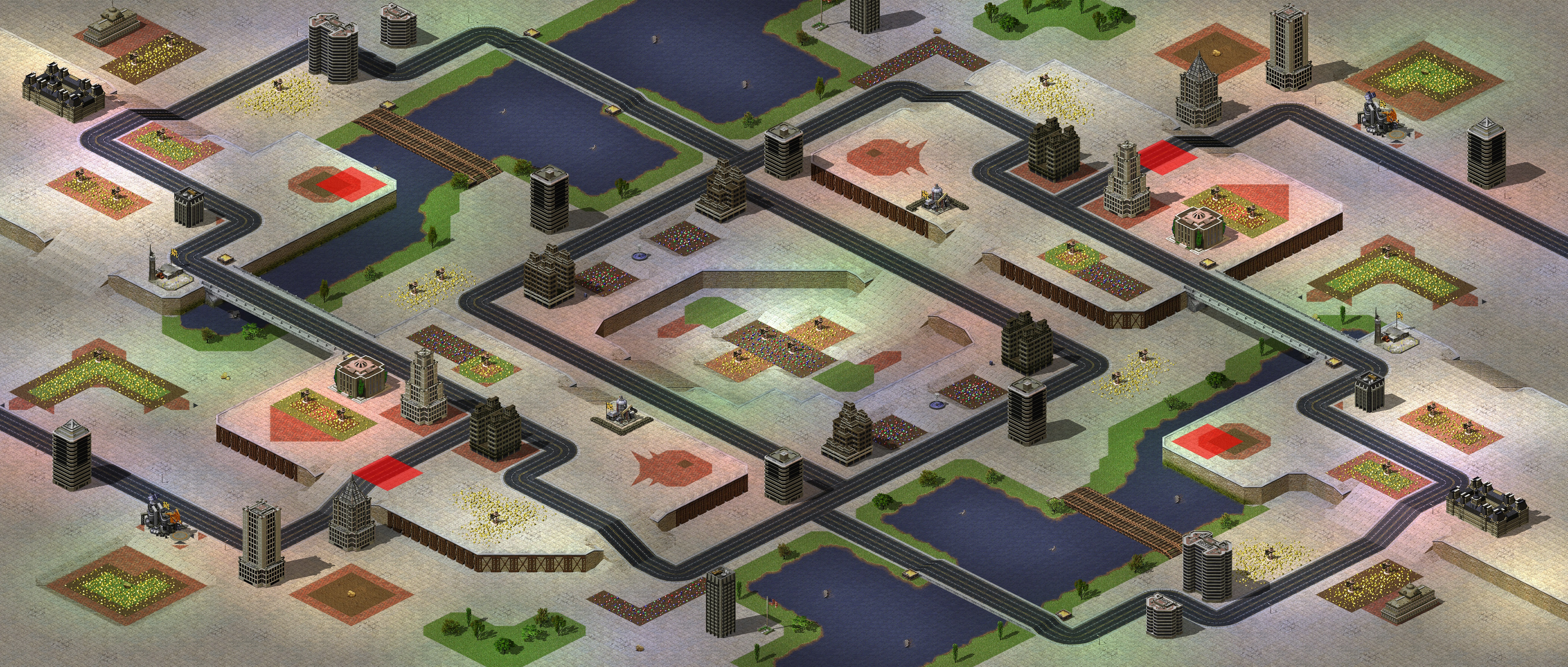 Rendered map: [4] Street Dispute