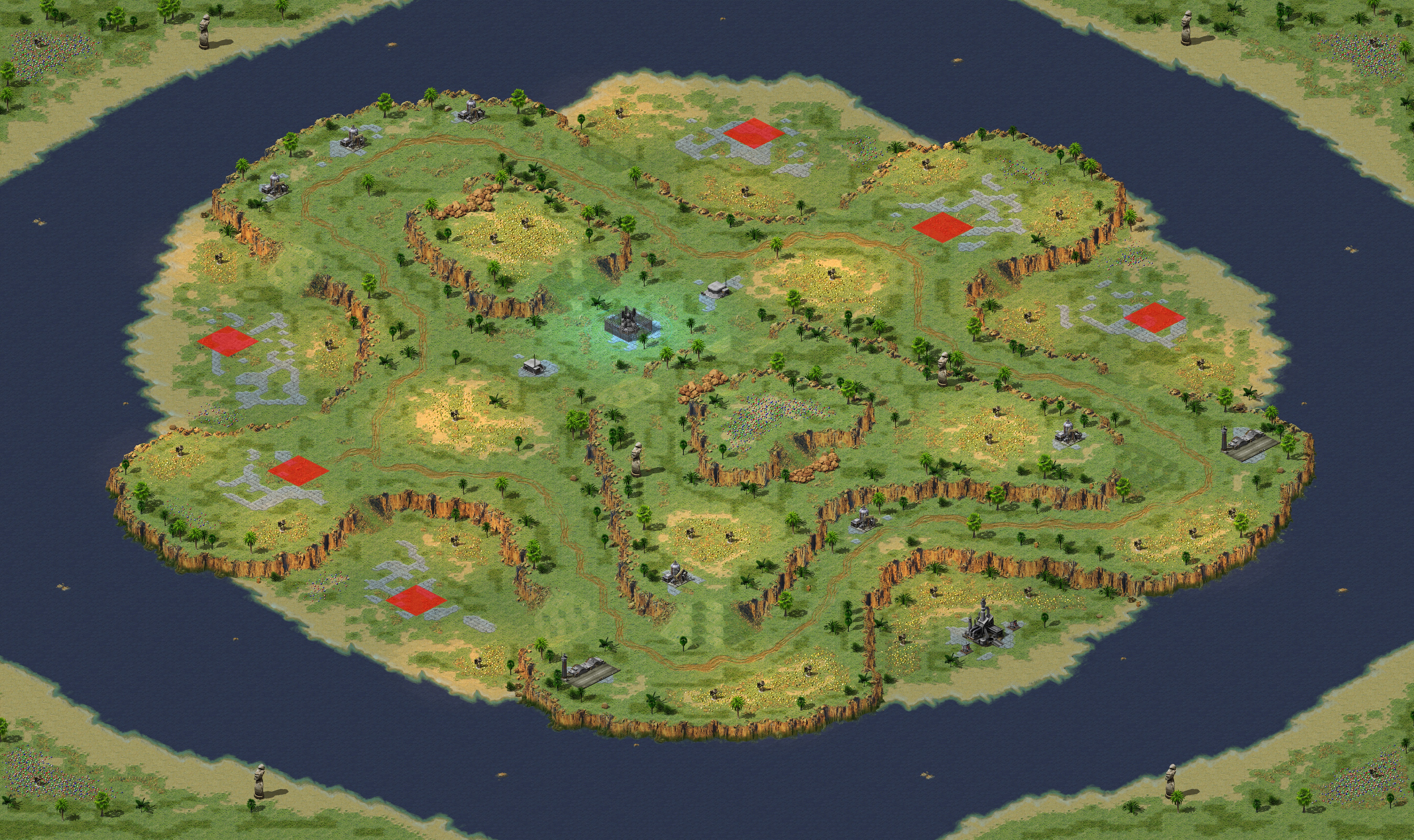 Rendered map: Angel Island
