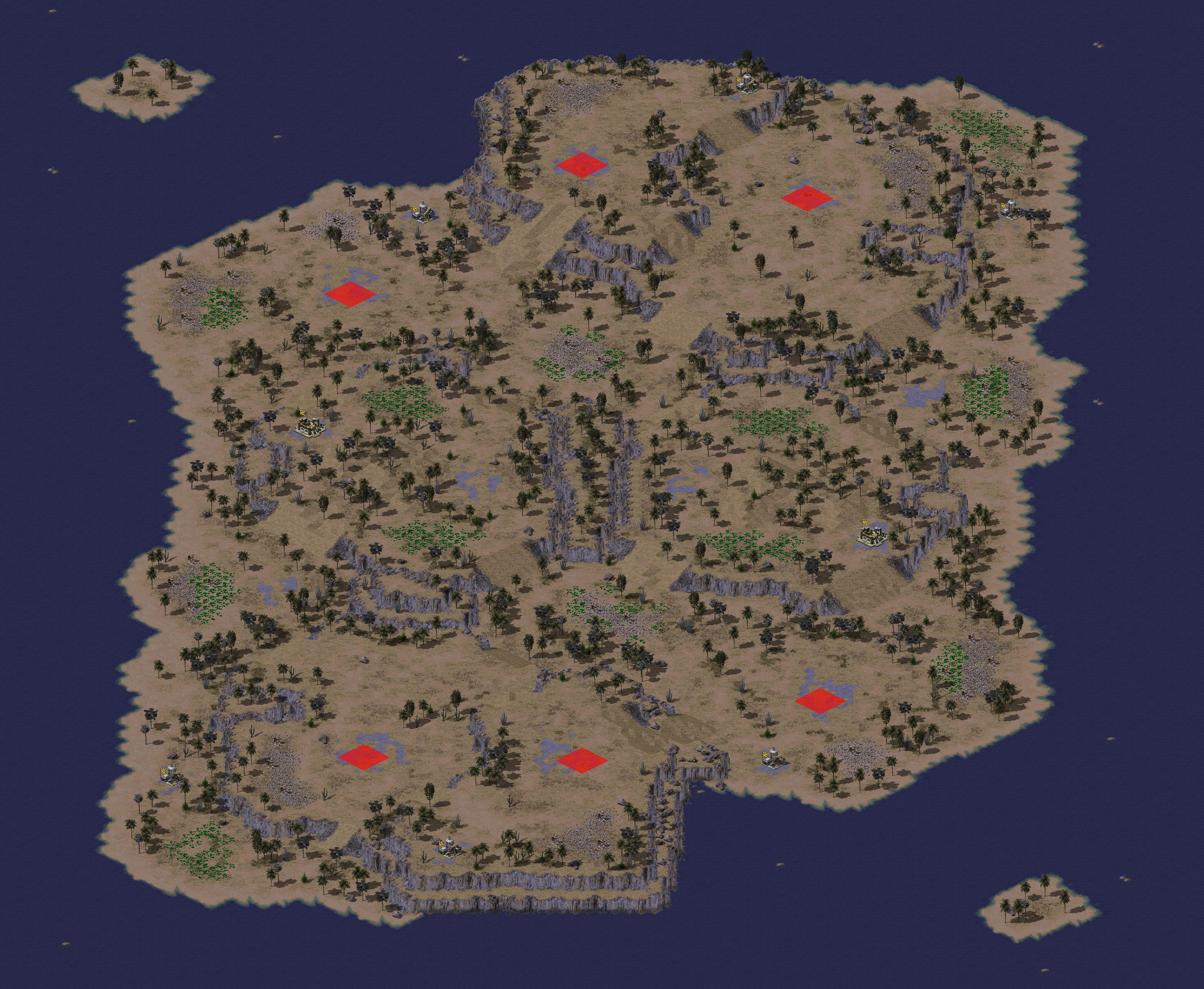 Rendered map: Arabian Nights