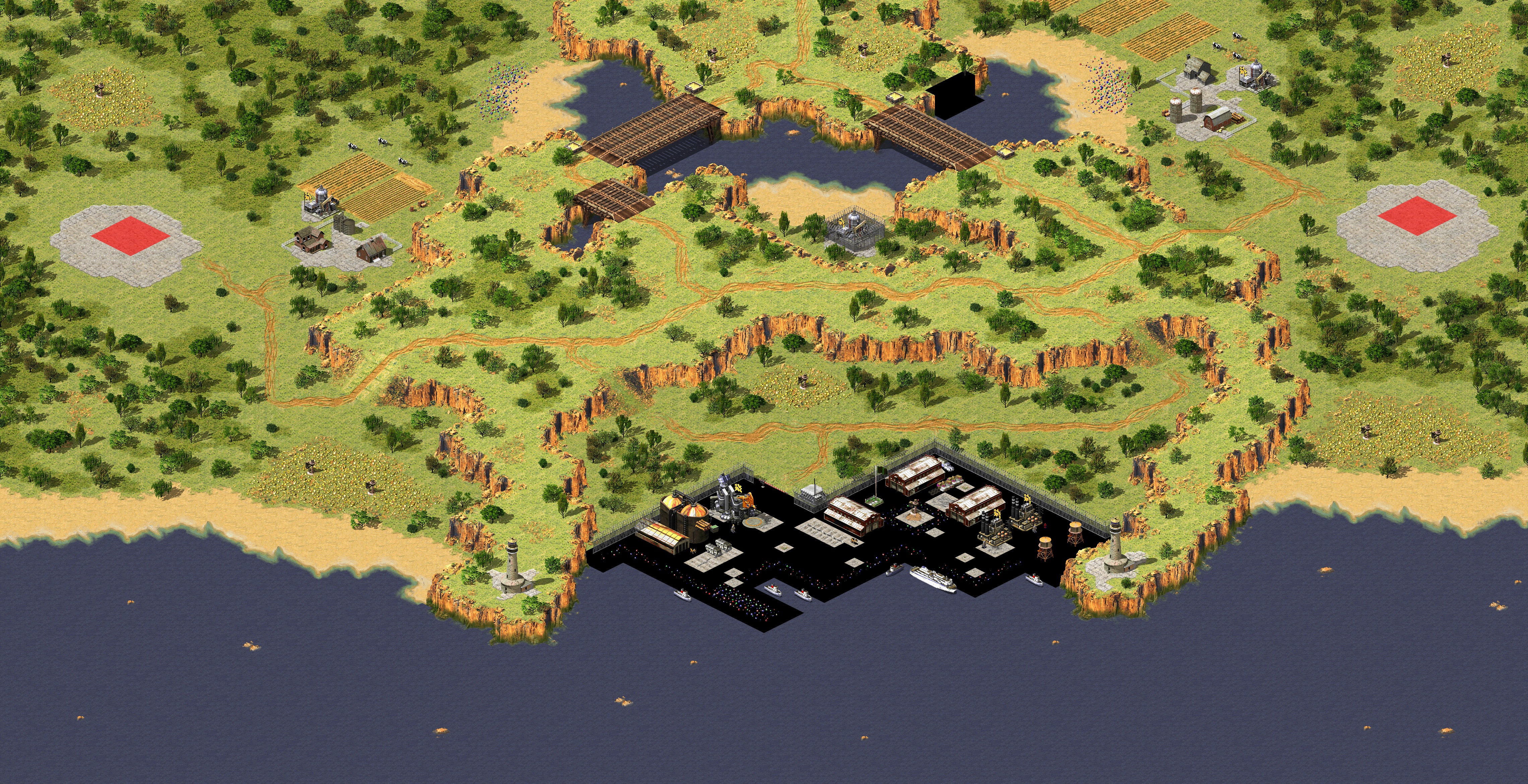 Rendered map: Reborn 2.0 - The Pirate Way
