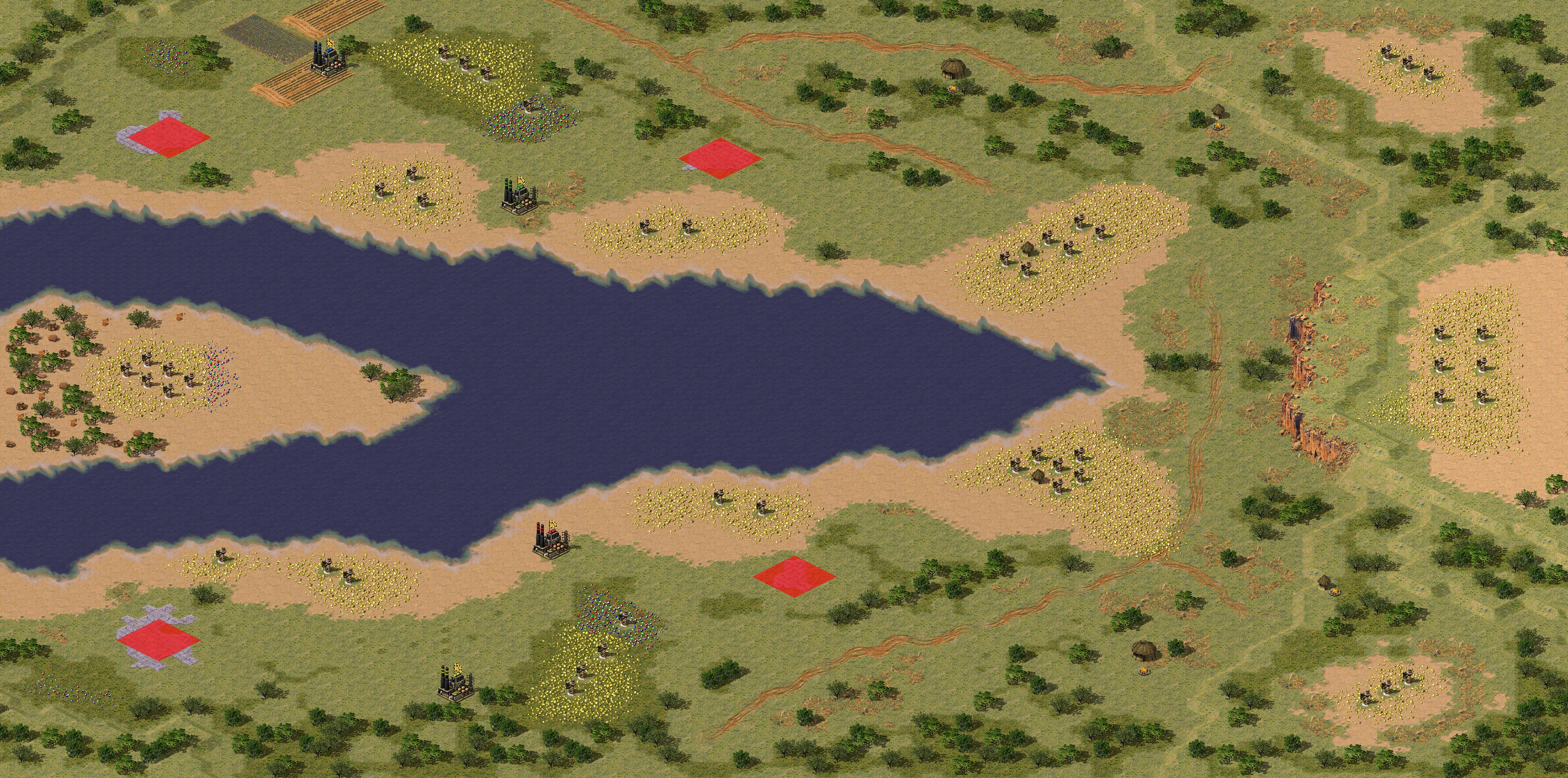 Rendered map: Boulder Bay 2v2
