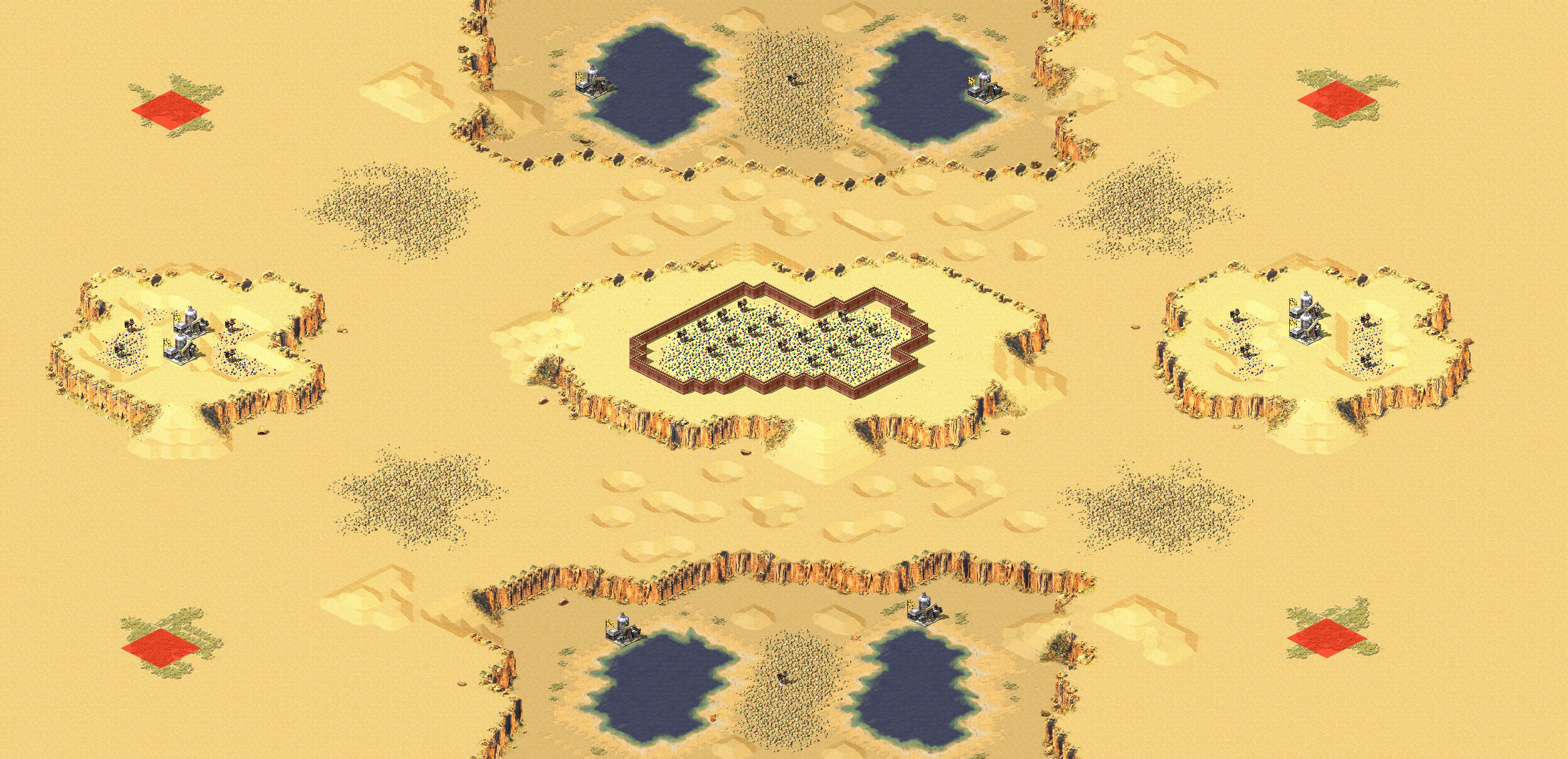 Rendered map: Desert Treasure