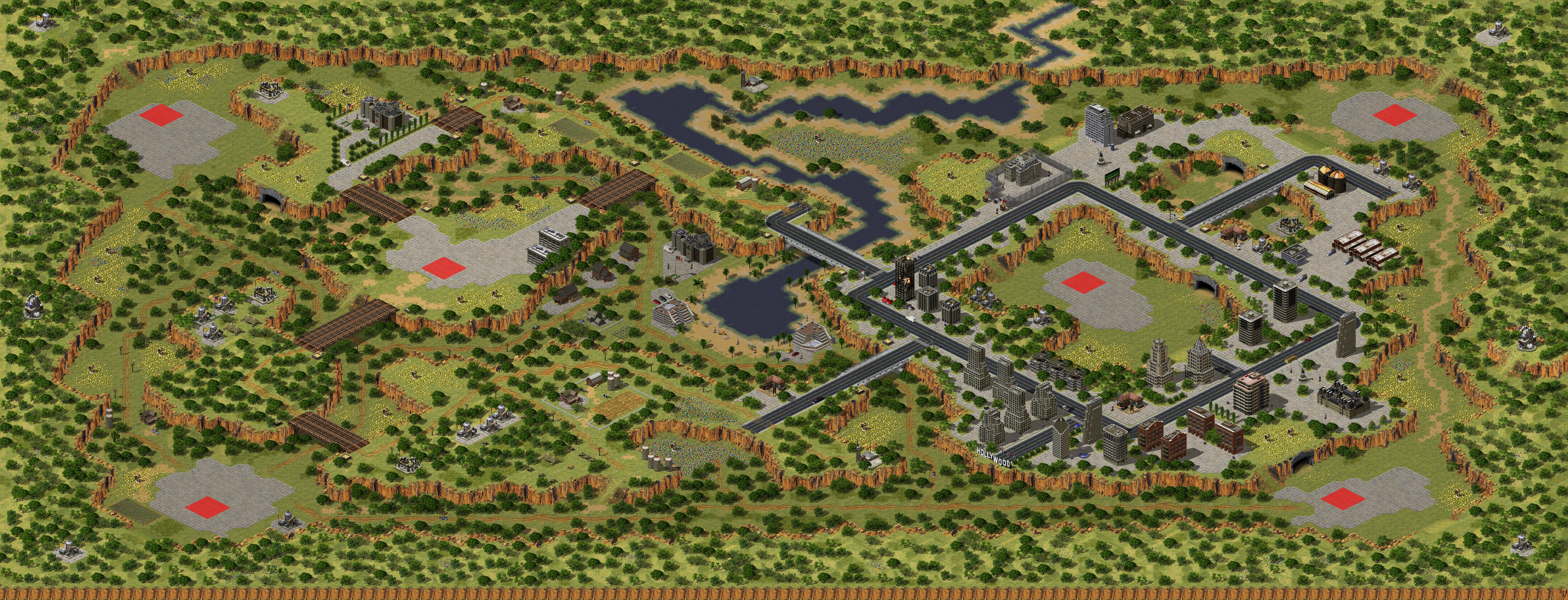 Rendered map: Paradise