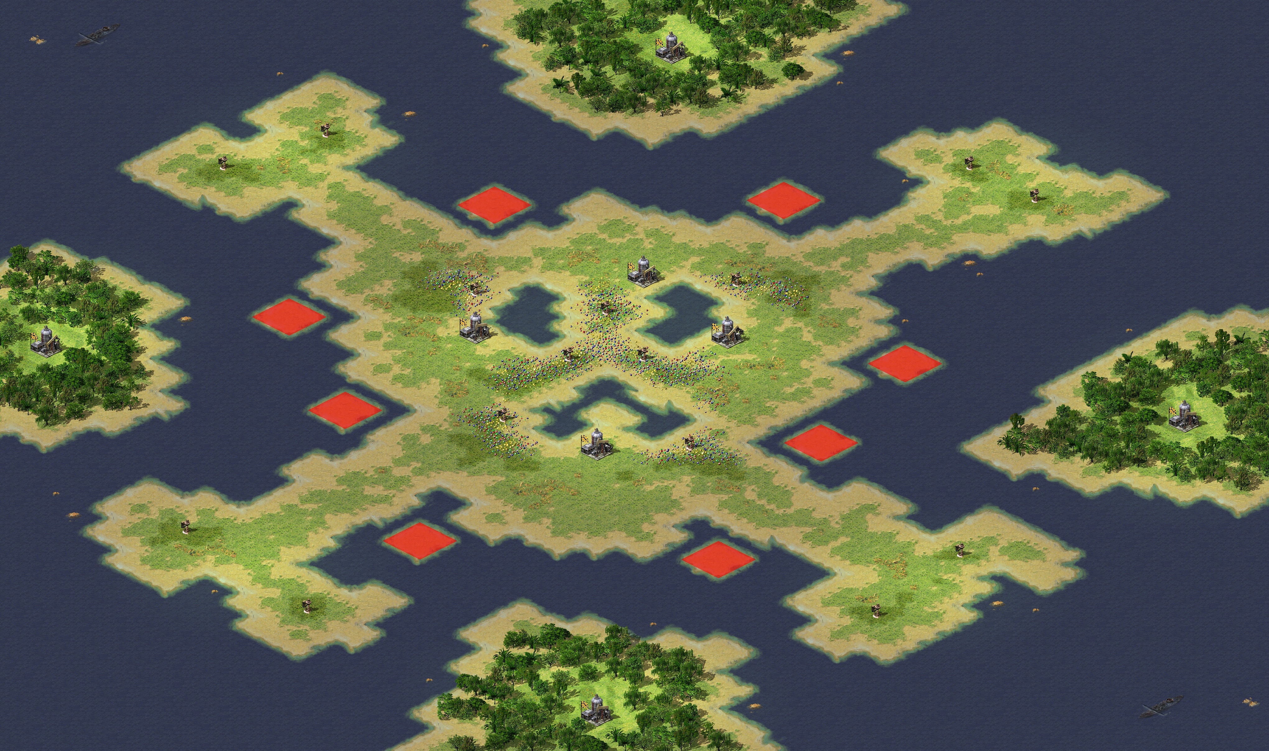 Rendered map: Pirate Island