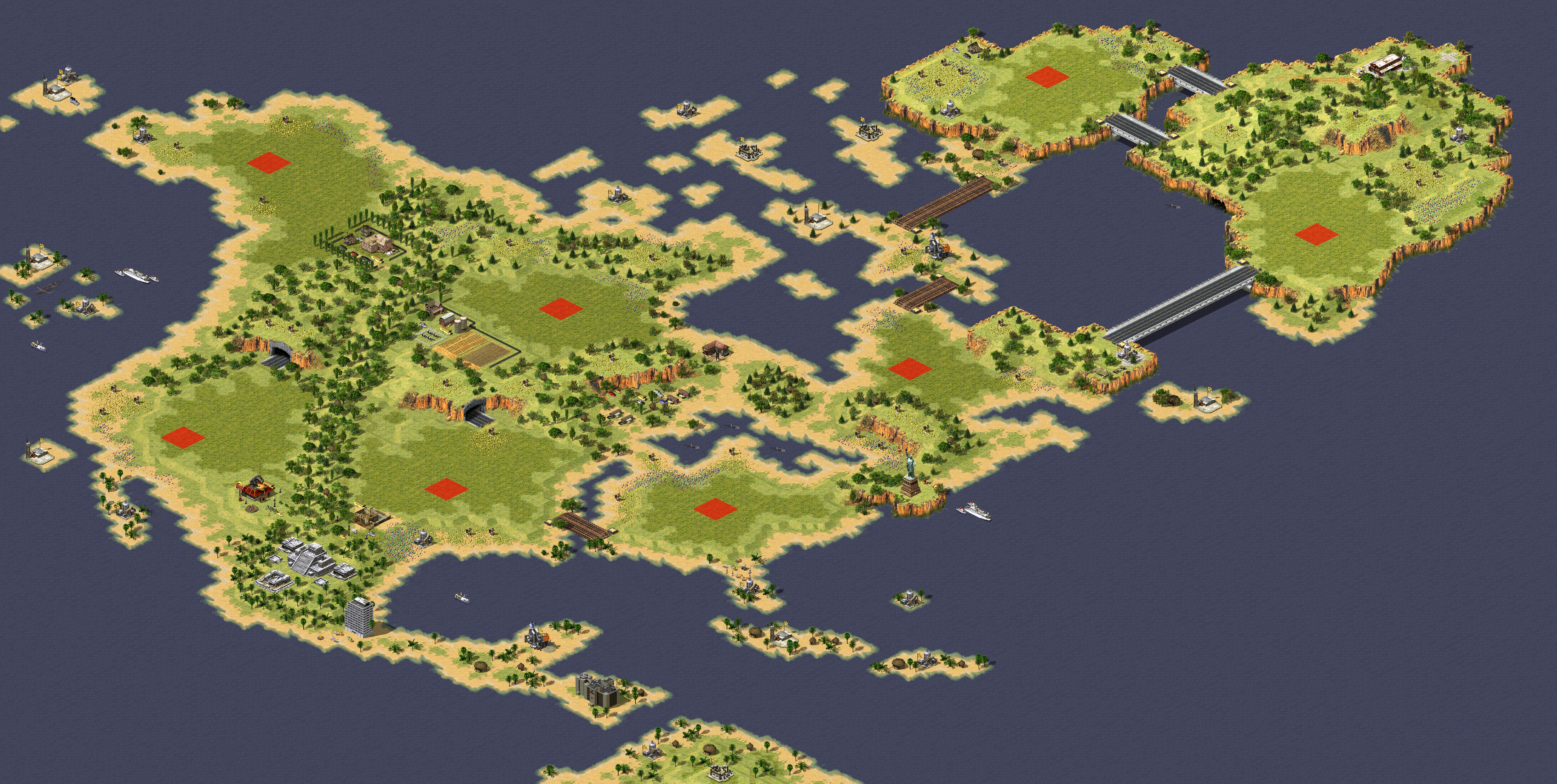 Rendered map: North America