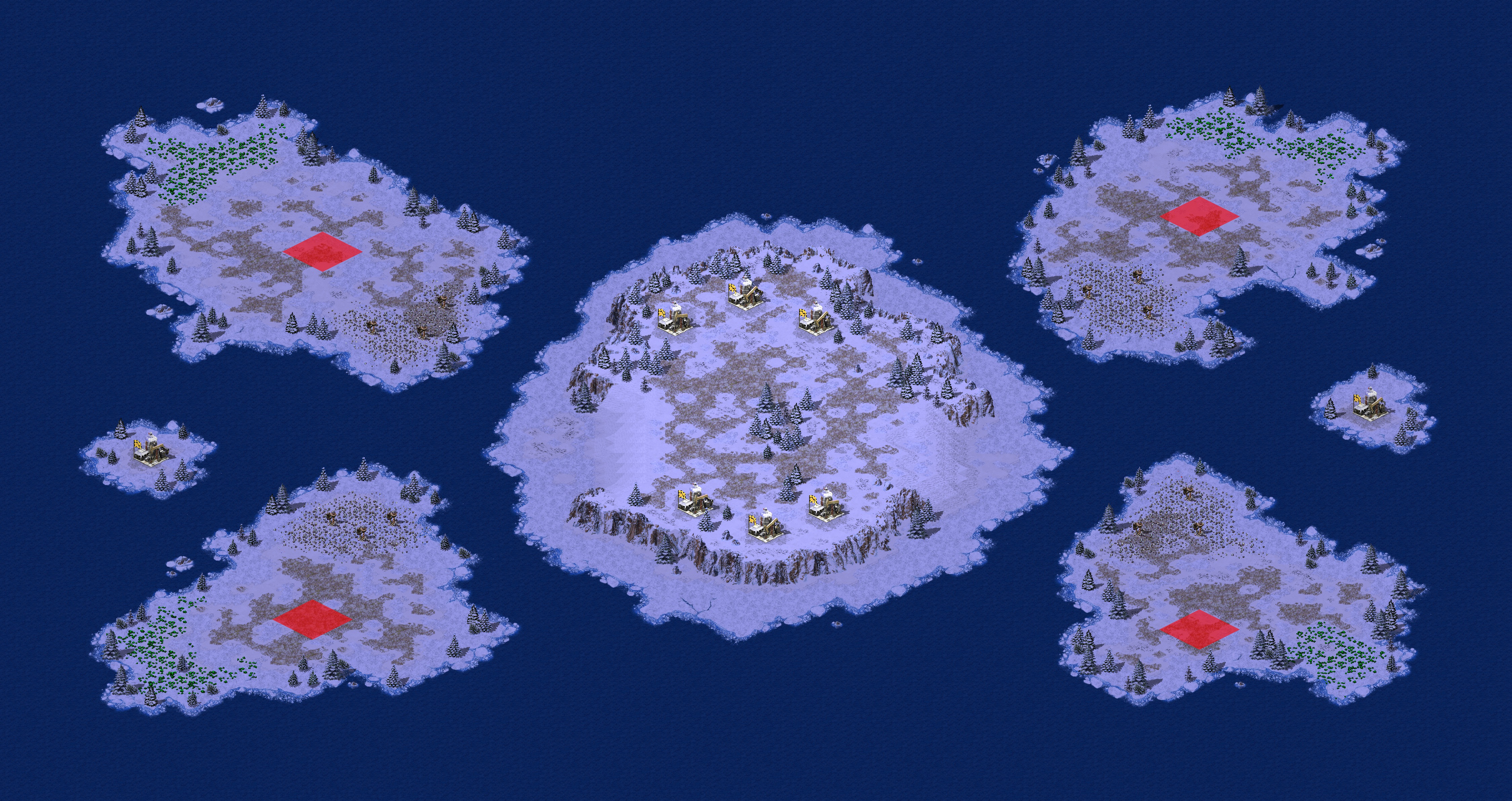 Rendered map: Depth Charge (Naval War)