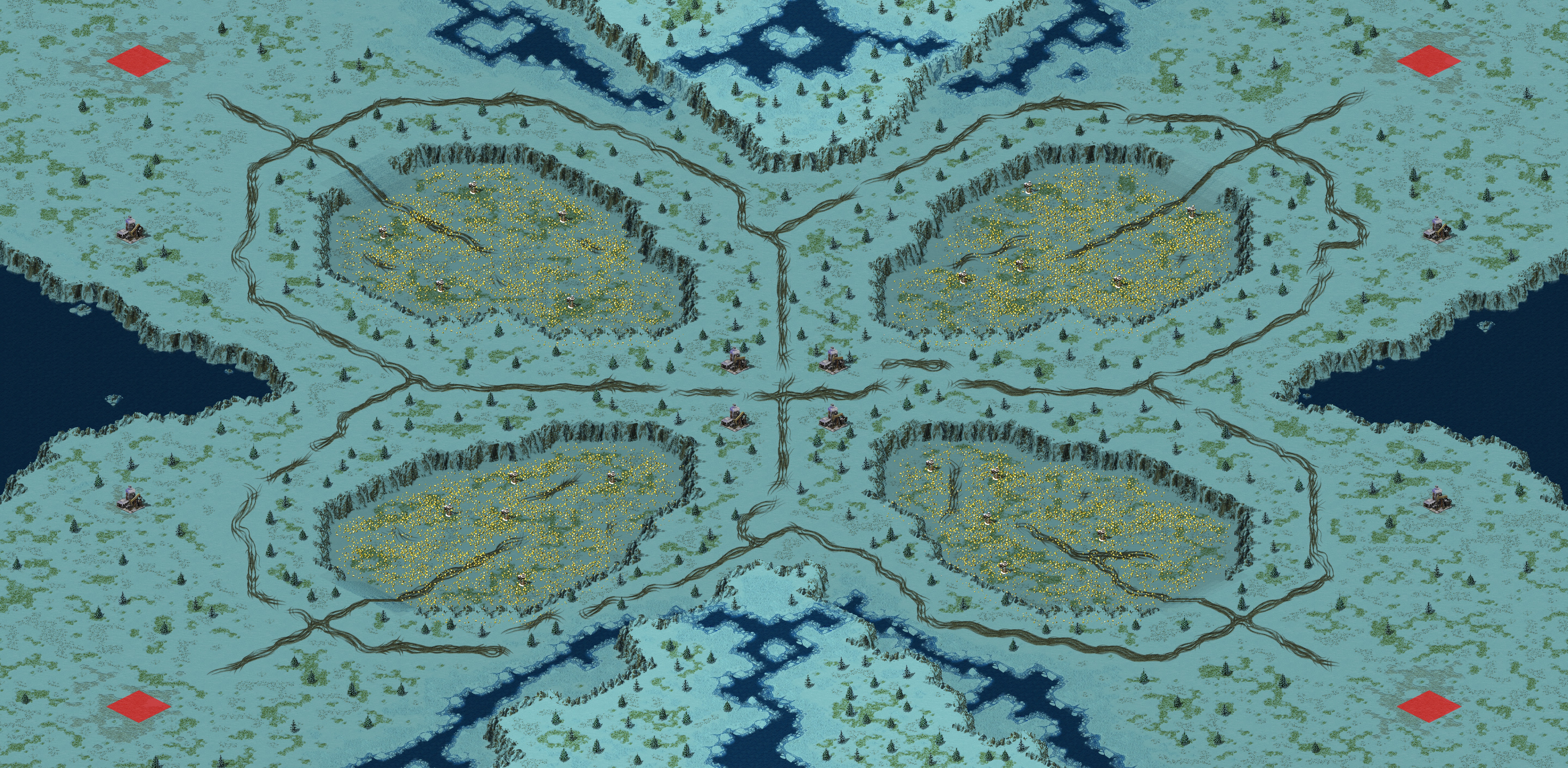 Rendered map: Frozen Throne
