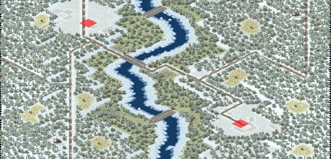 Rendered preview of Icy Forest
