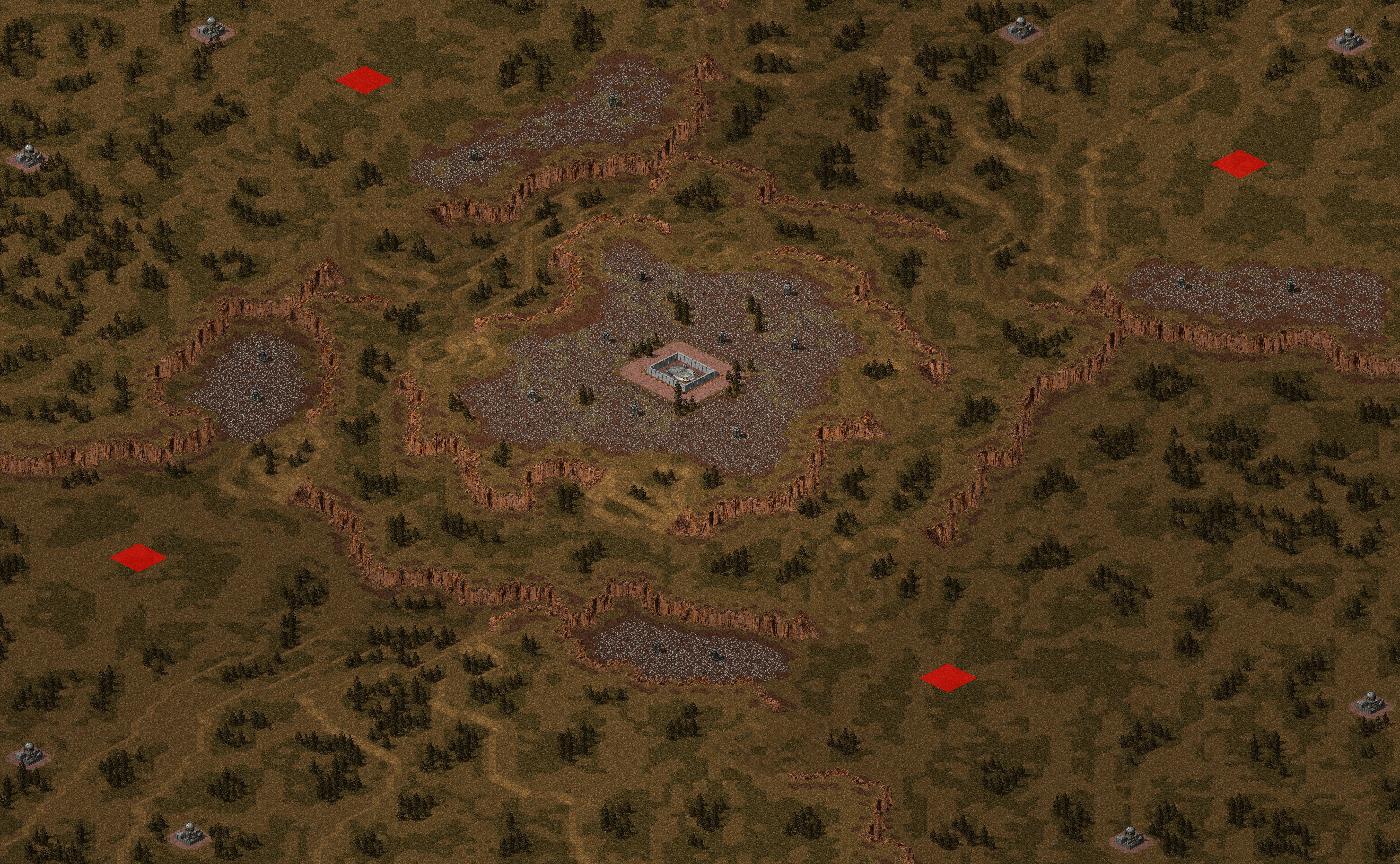 Rendered map: Volcano