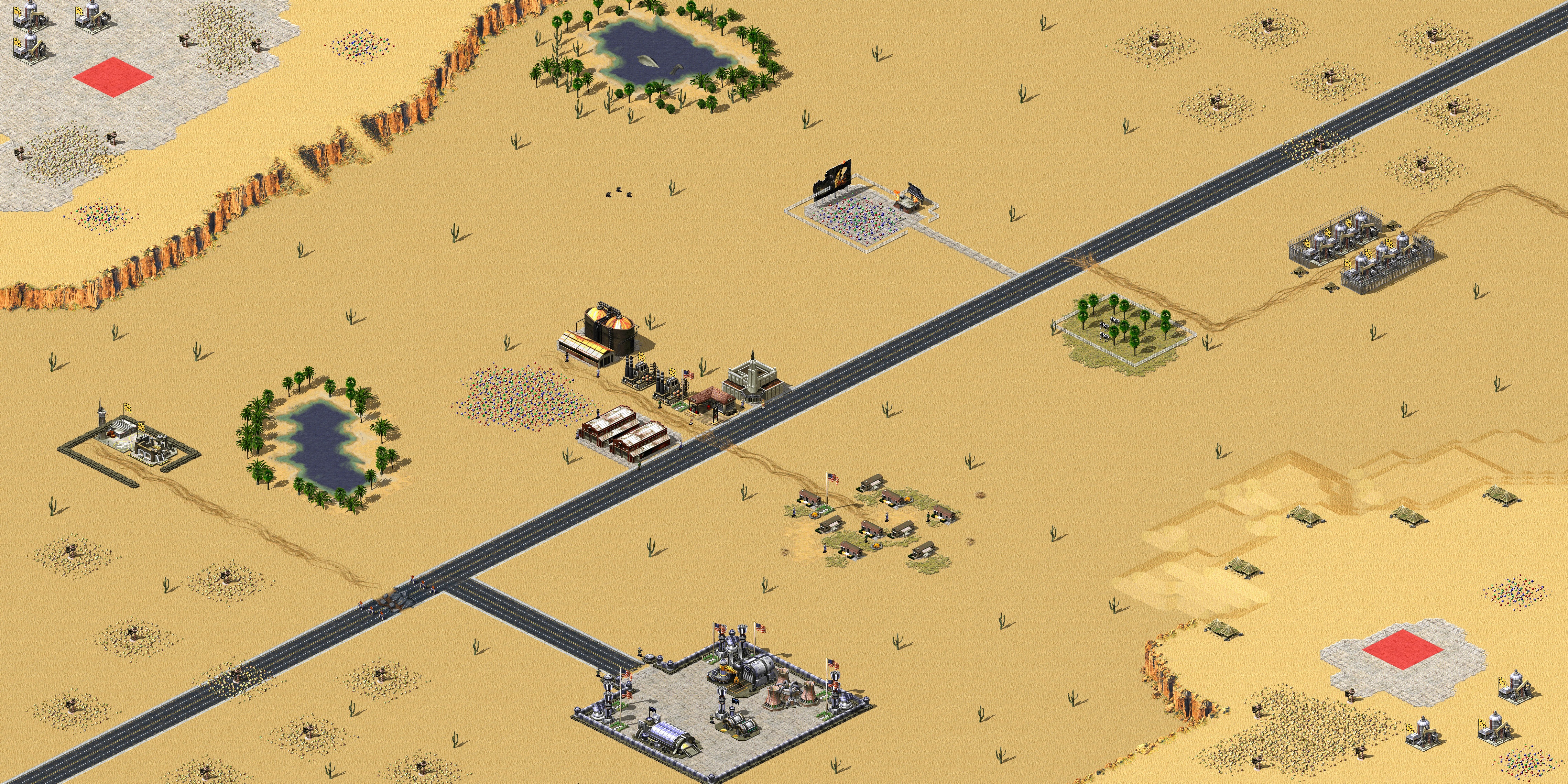 Rendered map: Baren Wasteland