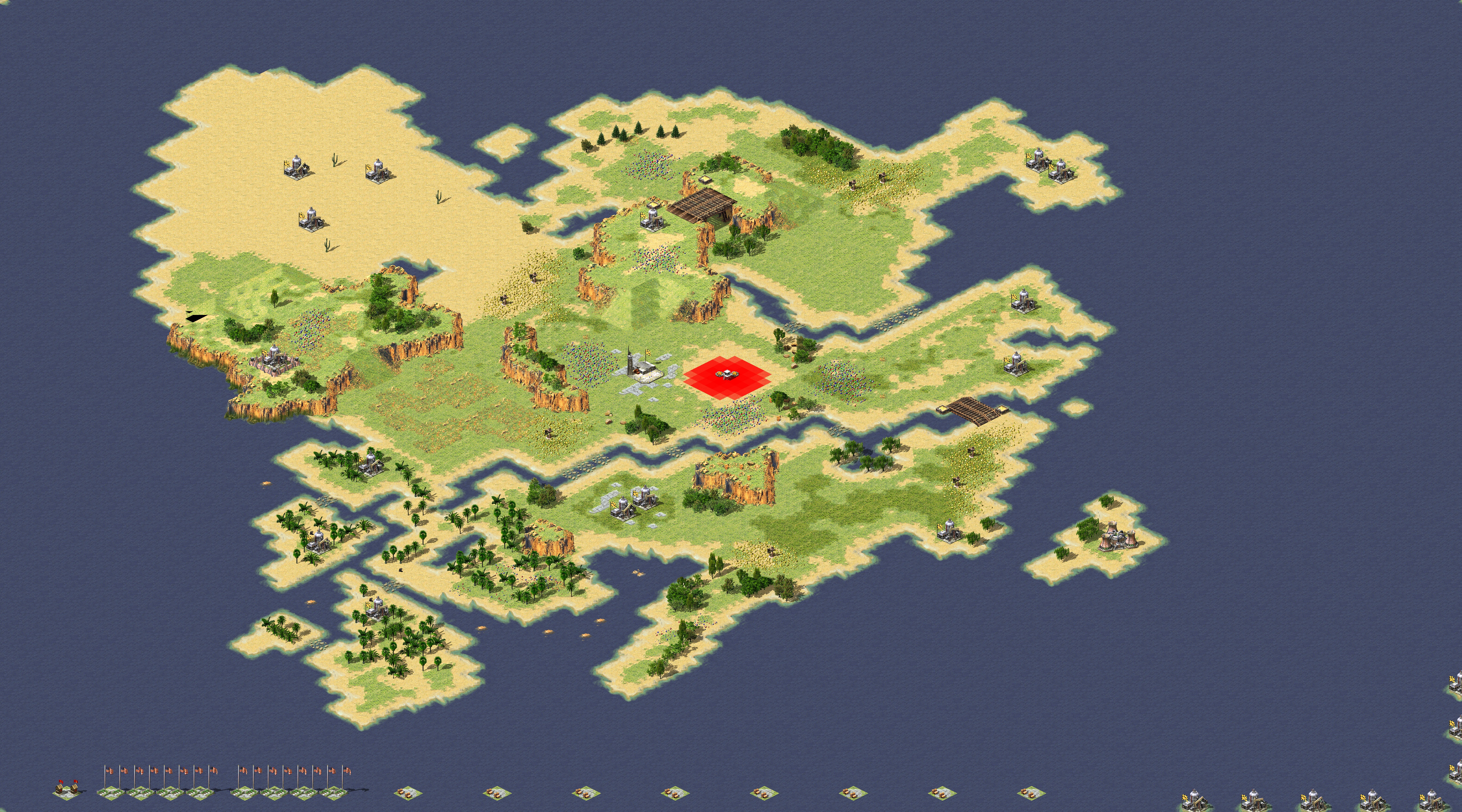 Rendered map: 主岛纷争一块地6