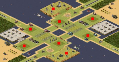 Rendered preview of Three Soviet One Korean 4v4 (Advanced Tanks)