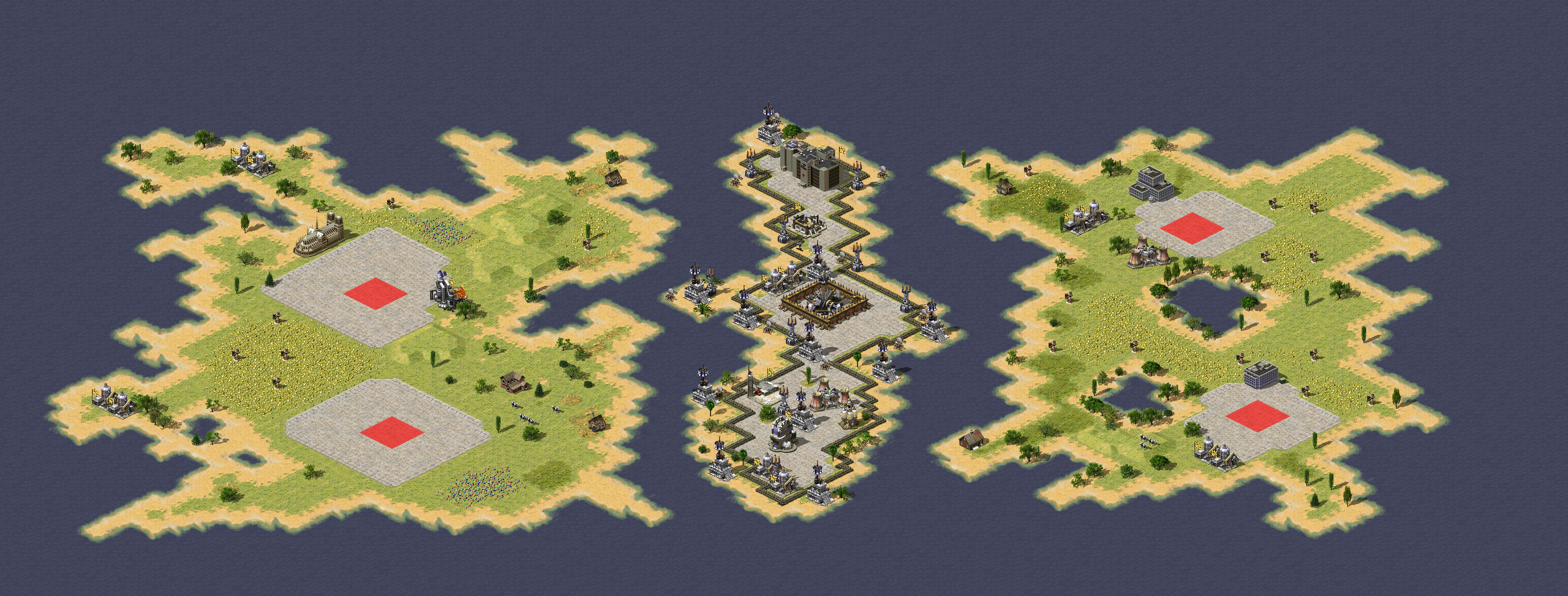 Rendered map: Twin Isels
