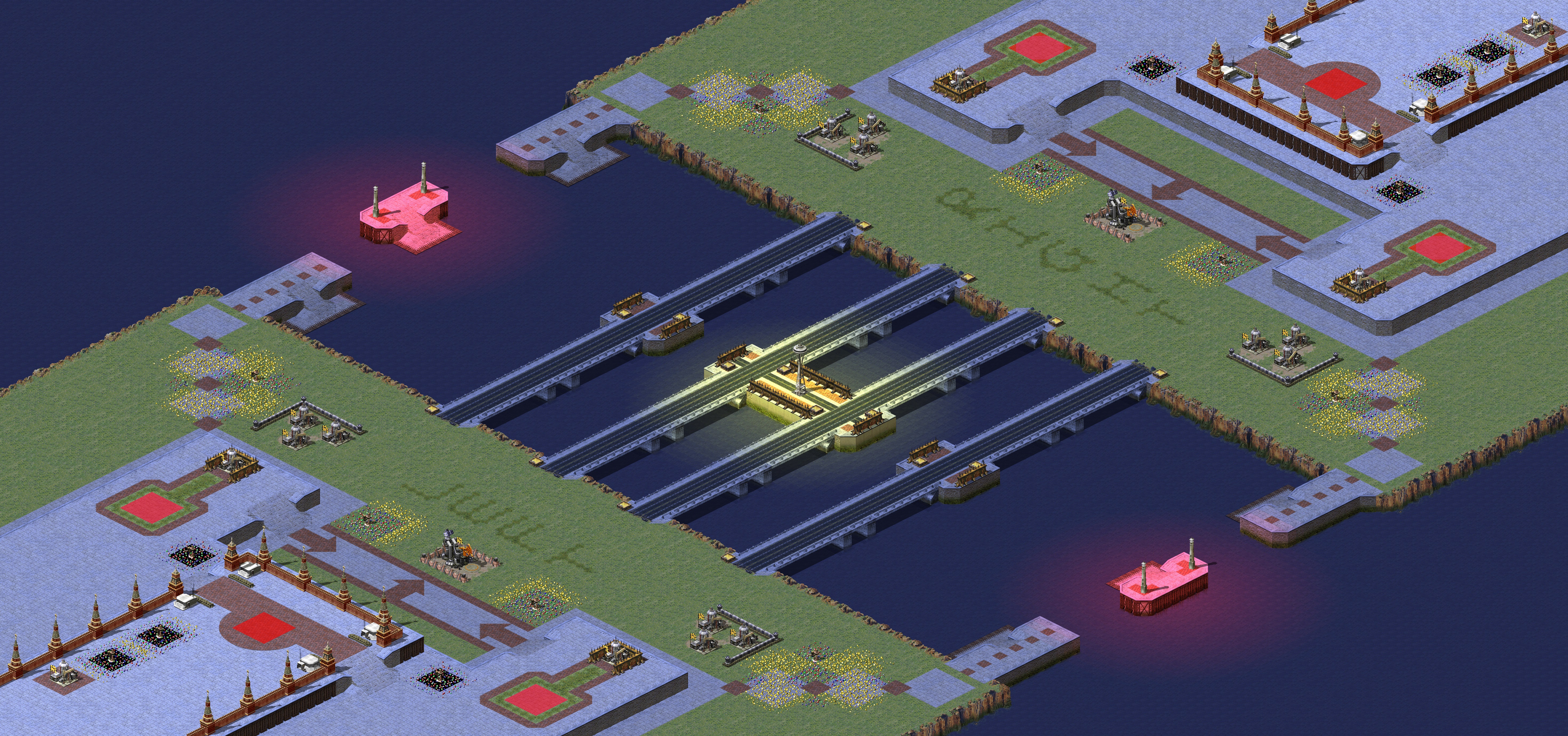 Rendered map: 桥外之敌