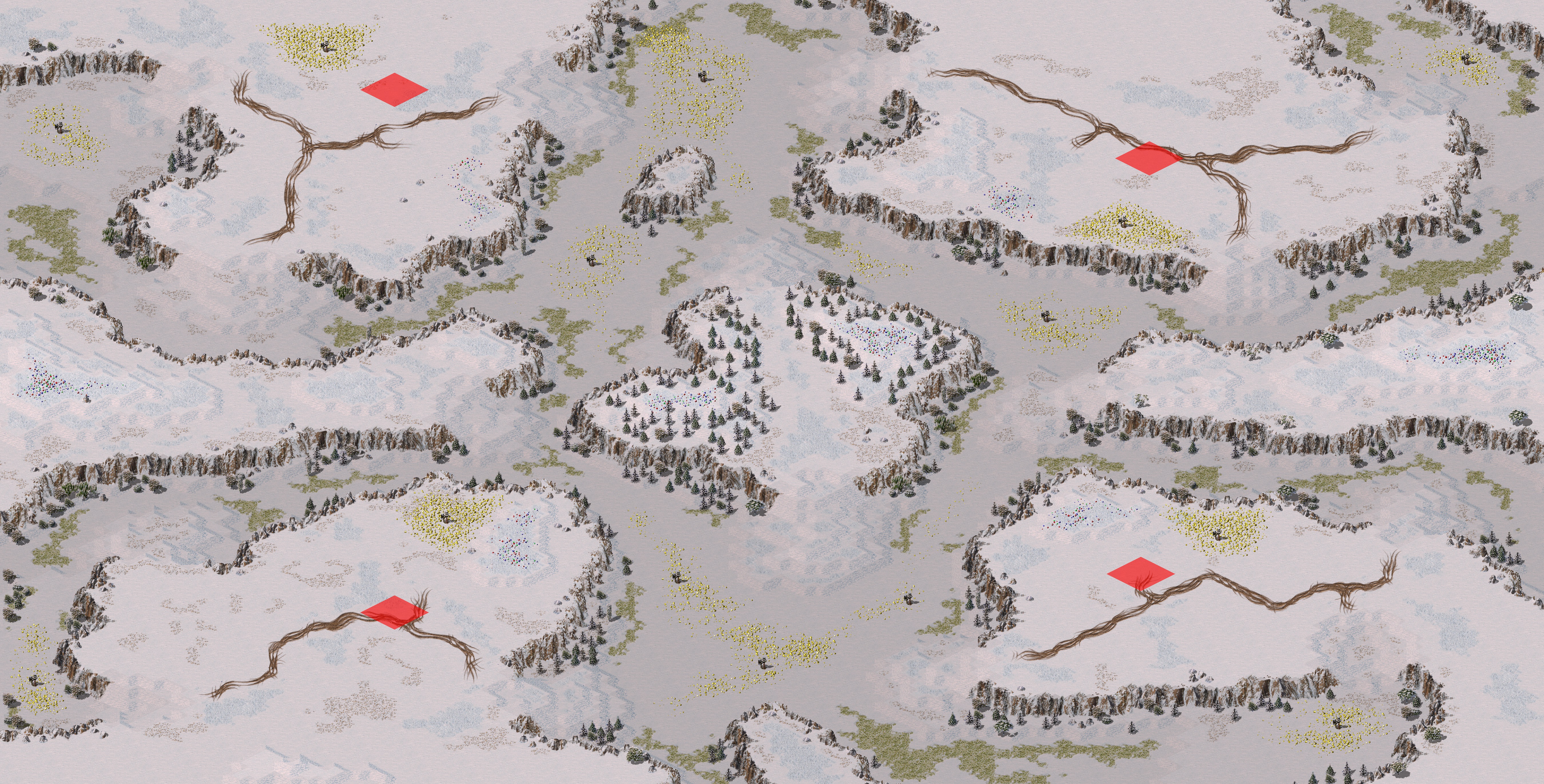 Rendered map: Snow Valley (4)