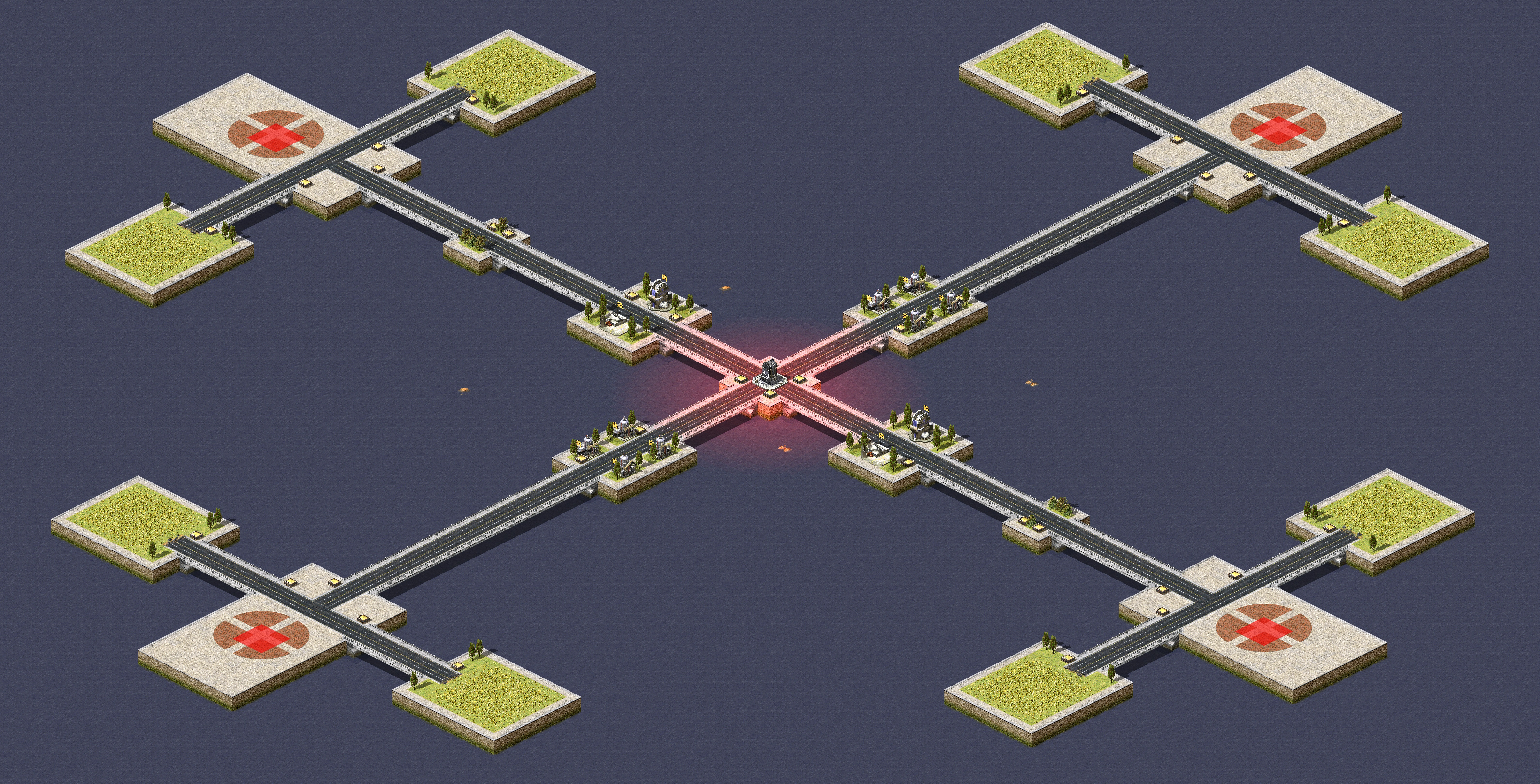 Rendered map: AquaQuad