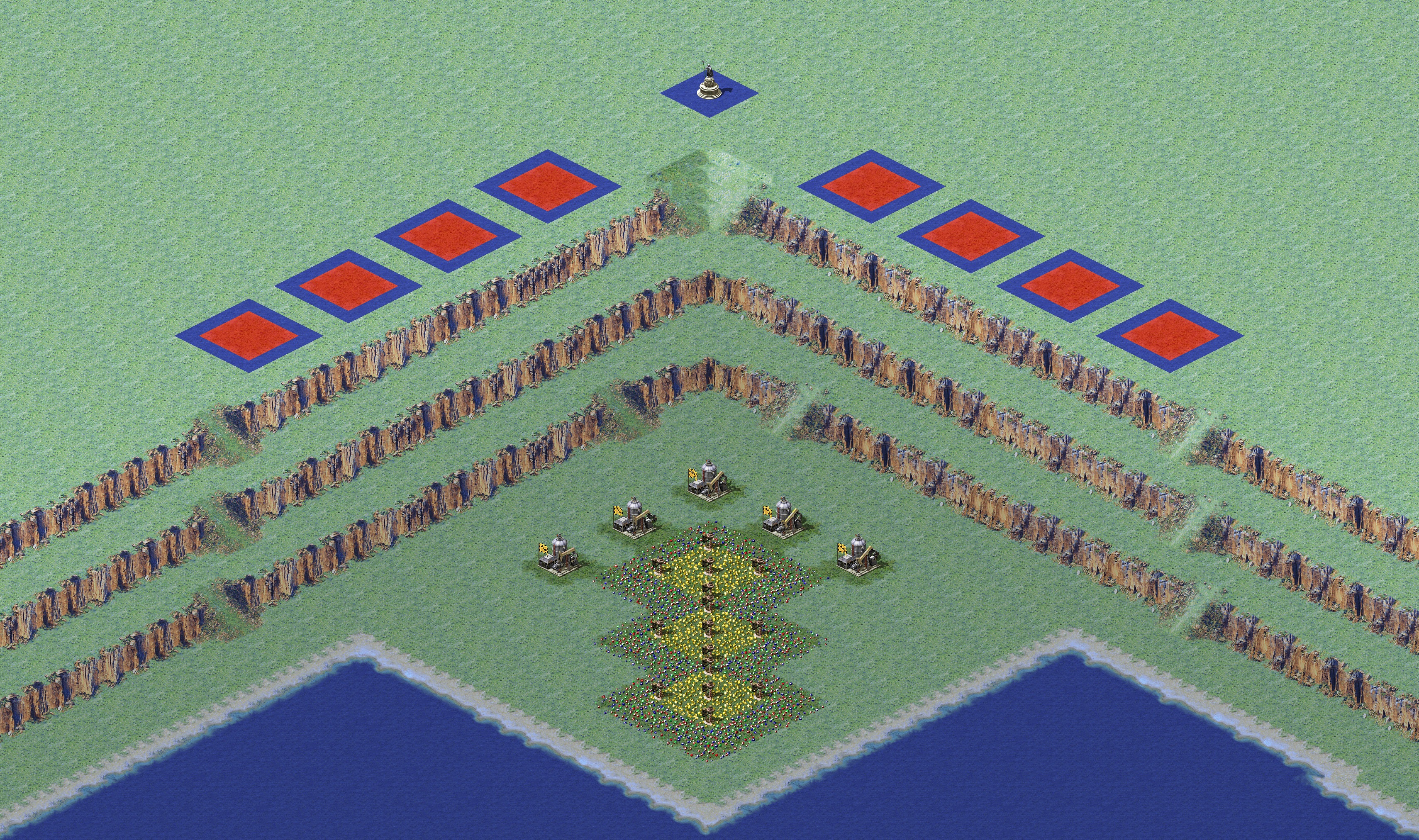 Rendered map: Below the Cliff