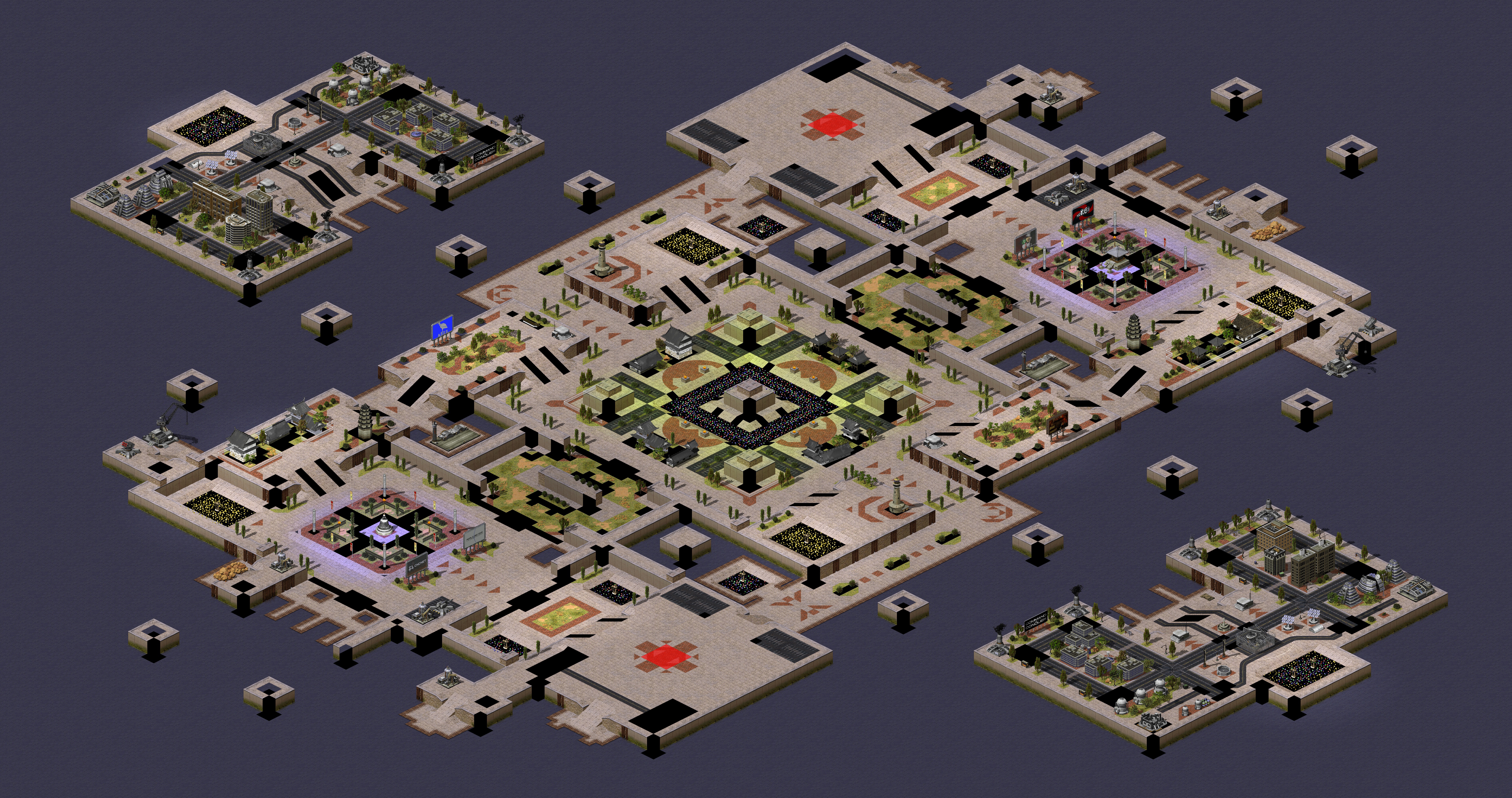 Rendered map: Hanamura
