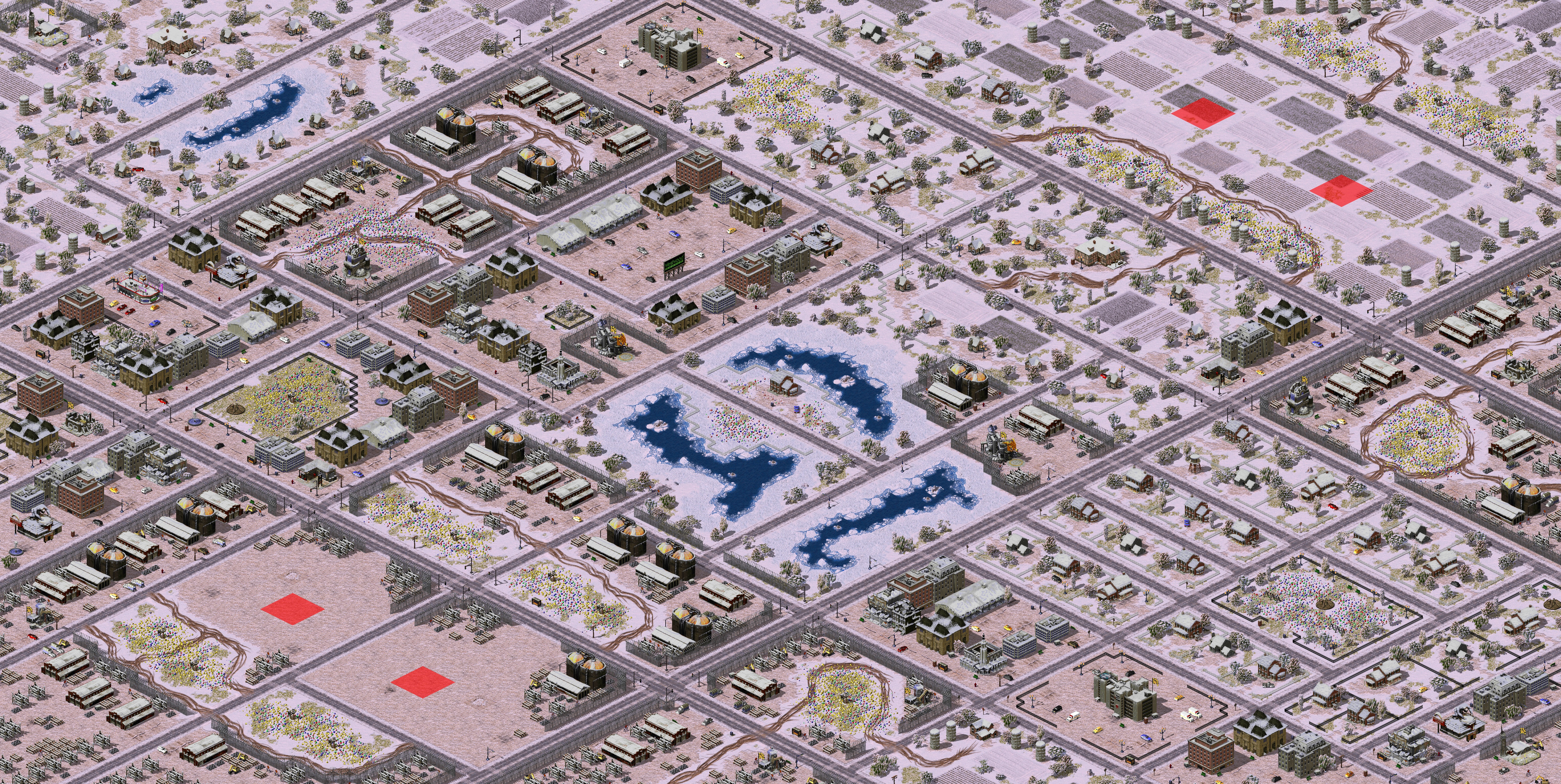 Rendered map: Peace Garden