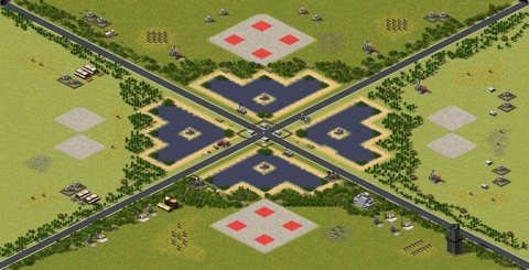 Rendered preview of Crossfire Forest 4v4