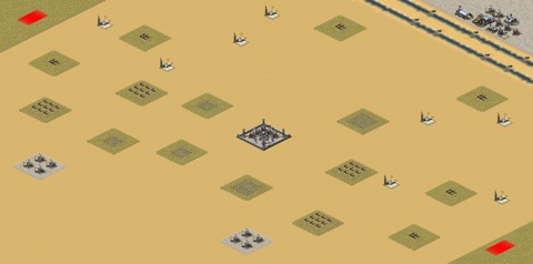 Rendered preview of Sandbox 4 (4v4) Flat Resource Battle
