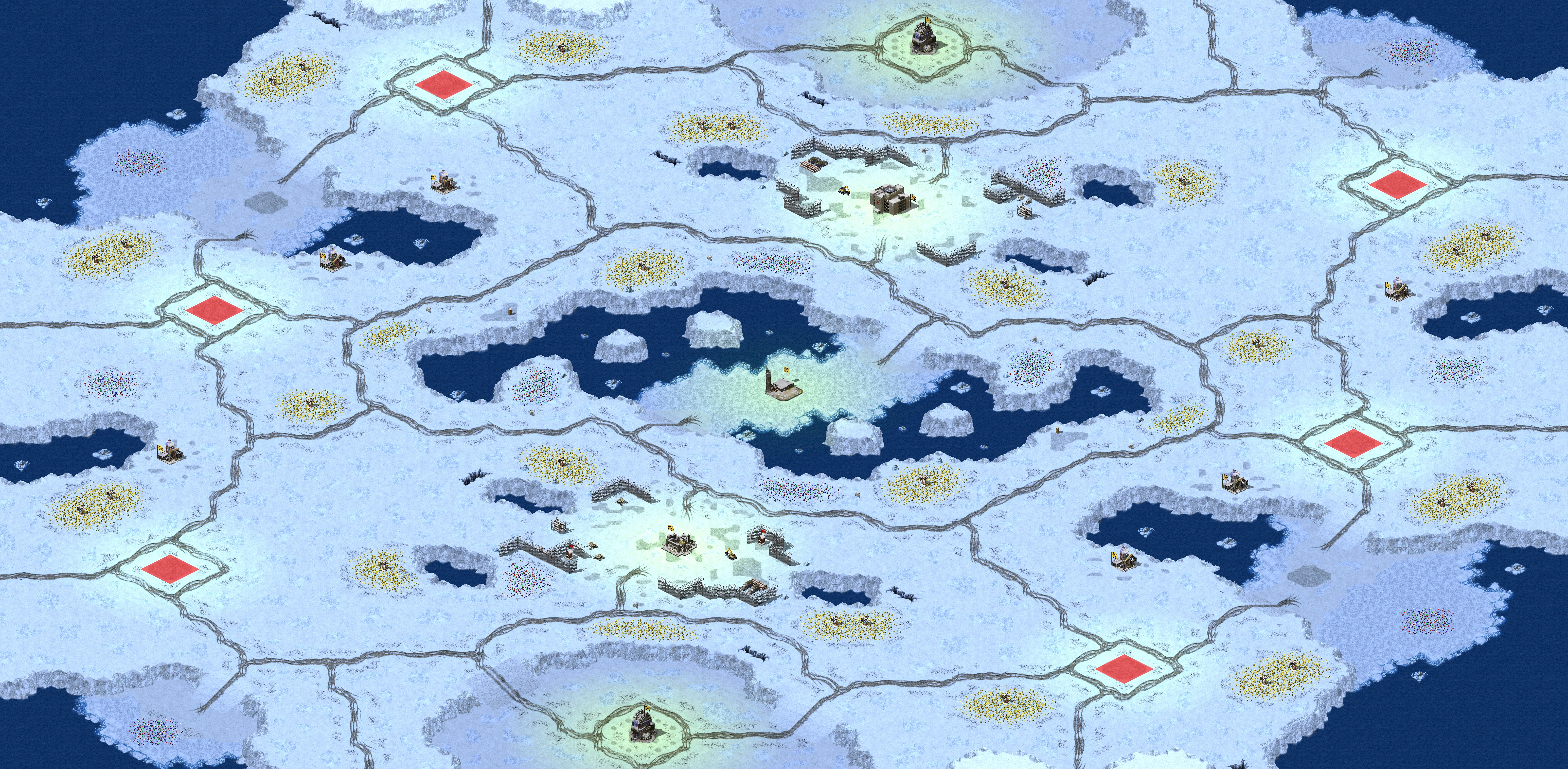 Rendered map: antartic