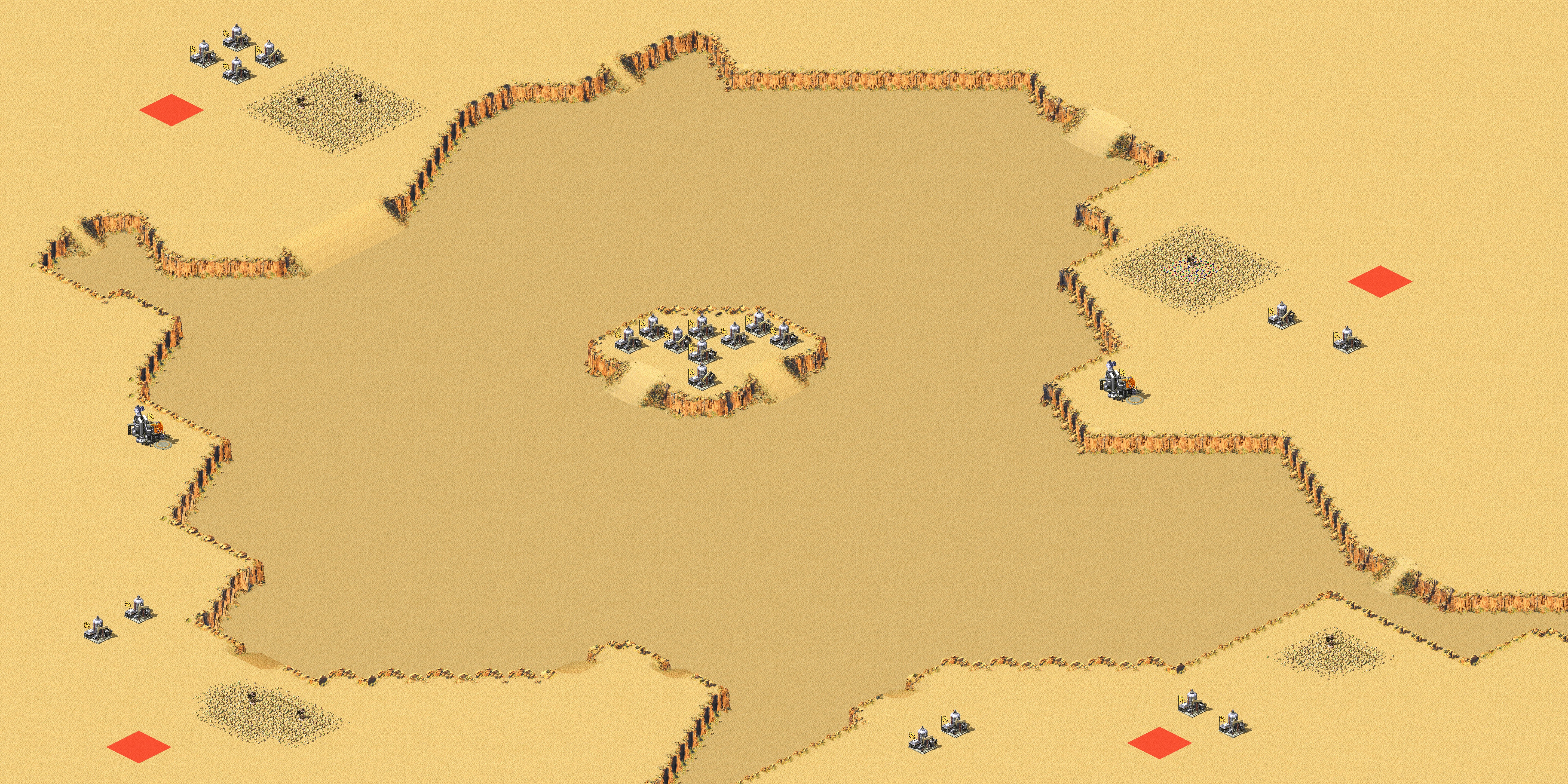 Rendered map: Desert Oil