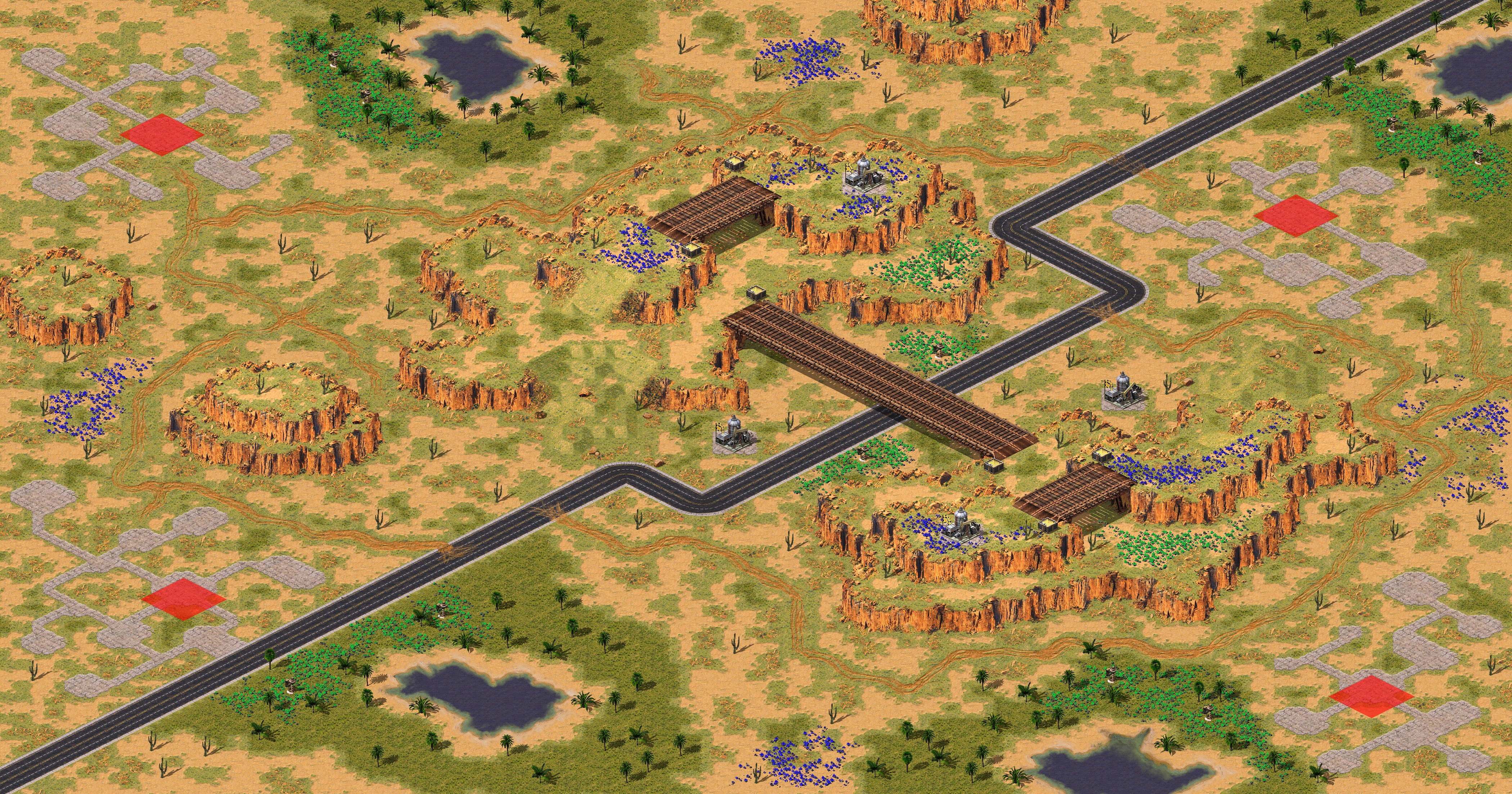 Rendered map: (4) Head for the Hills