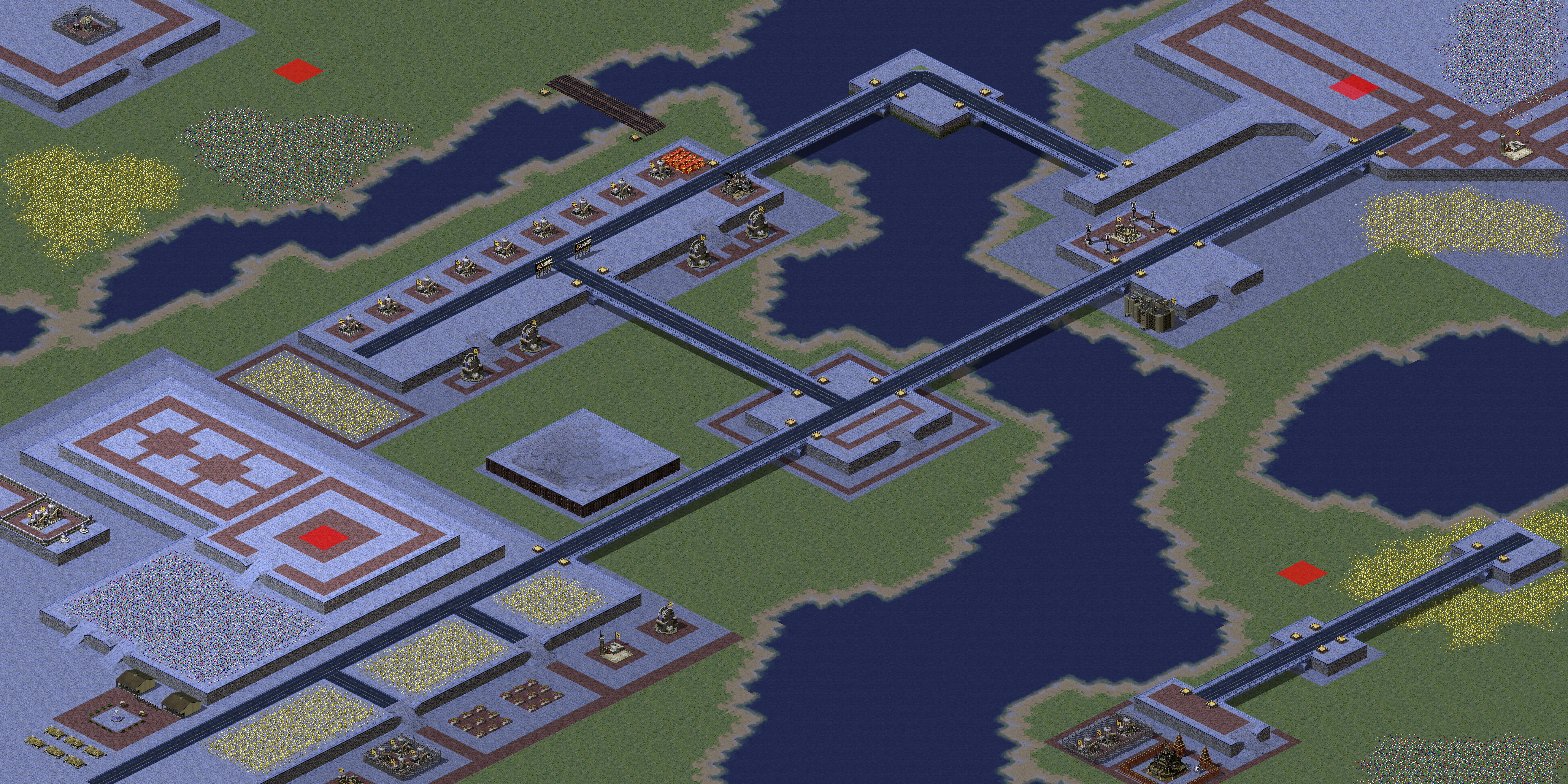 Rendered map: Four Powers