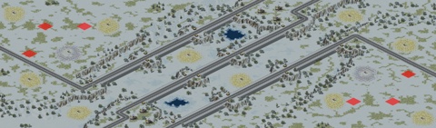 Rendered preview of 三岔路口 SE - 赛事专用