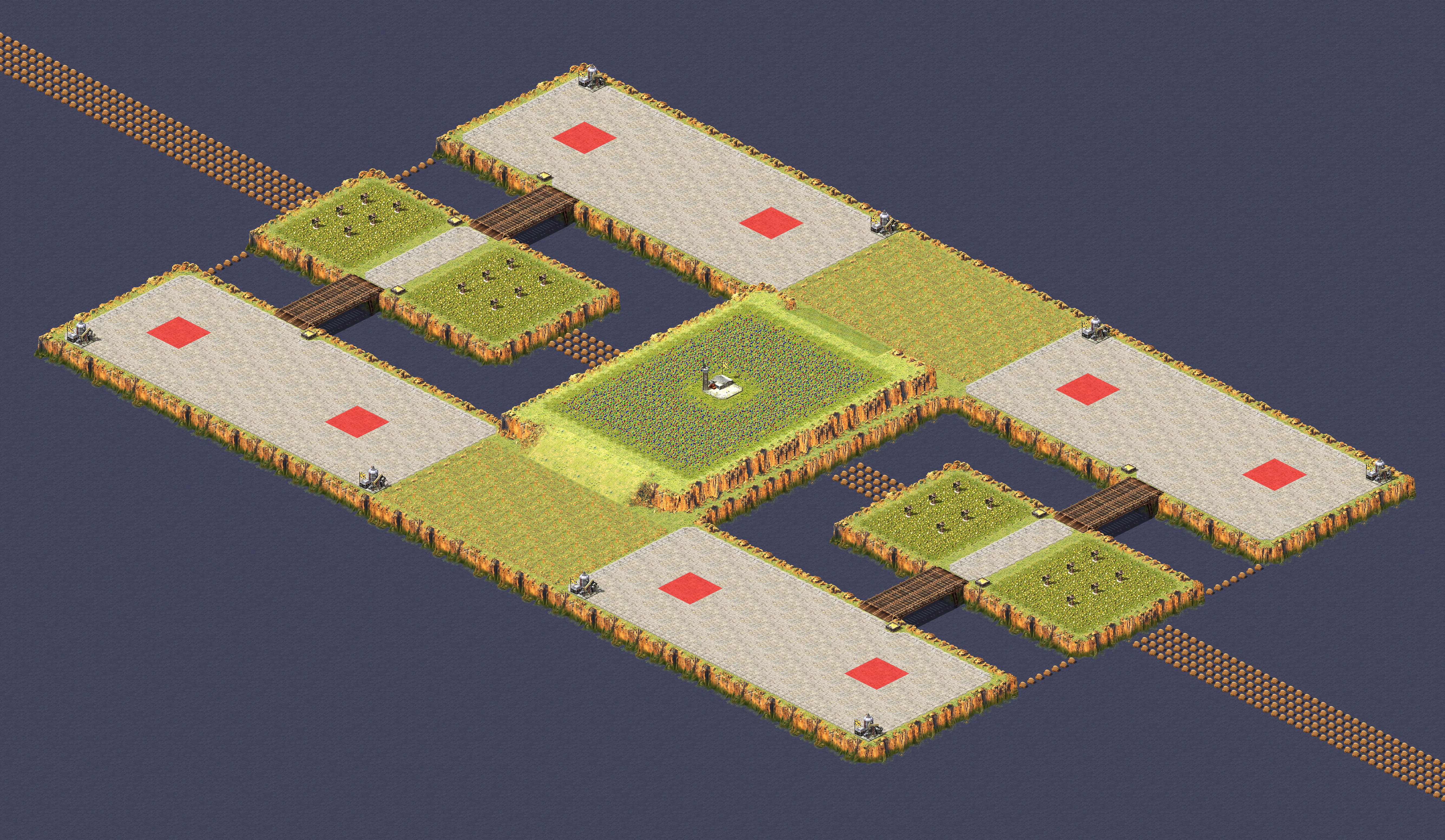 Rendered map: Badlands