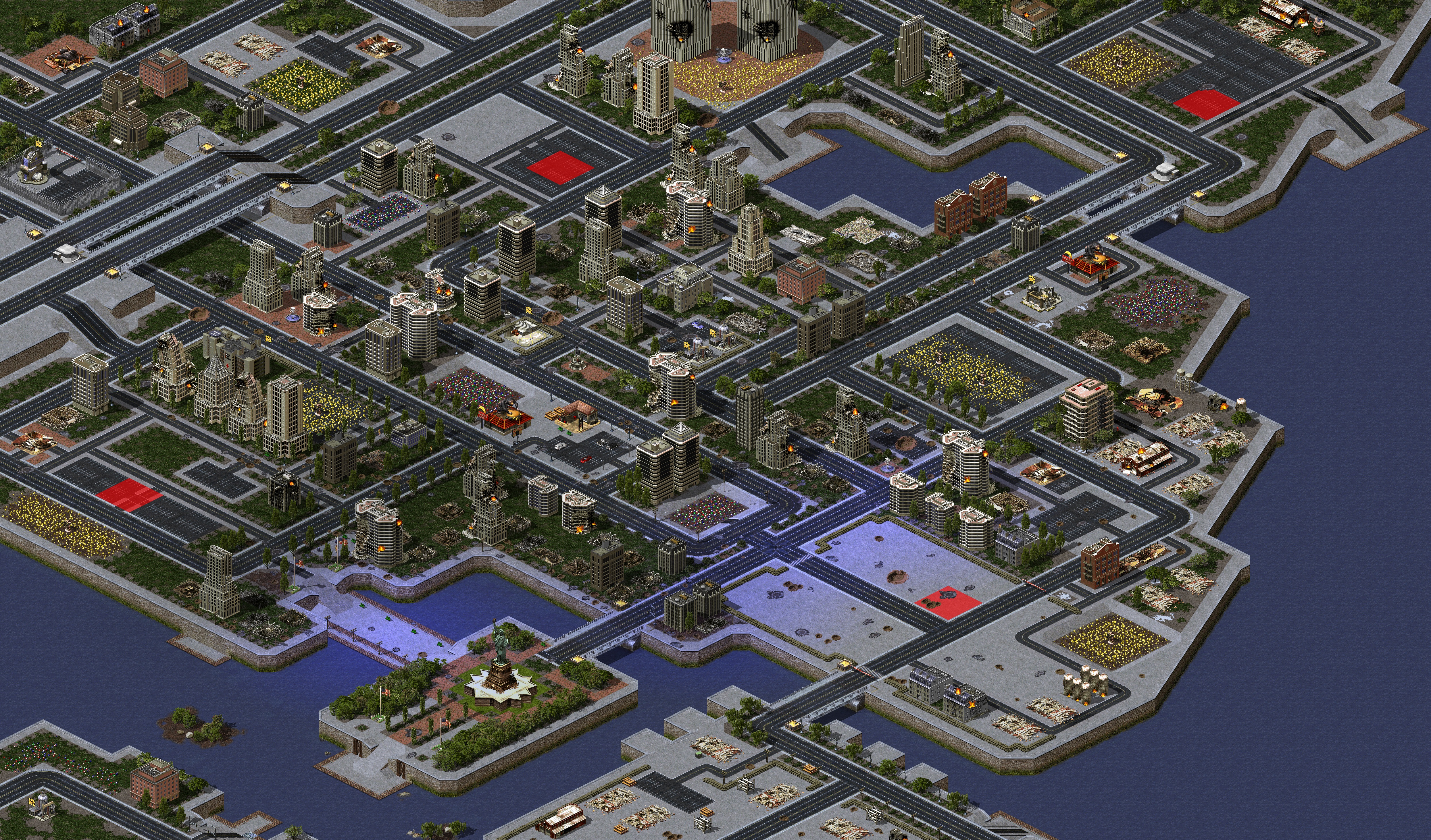 Rendered map: Manhattan Mayhem