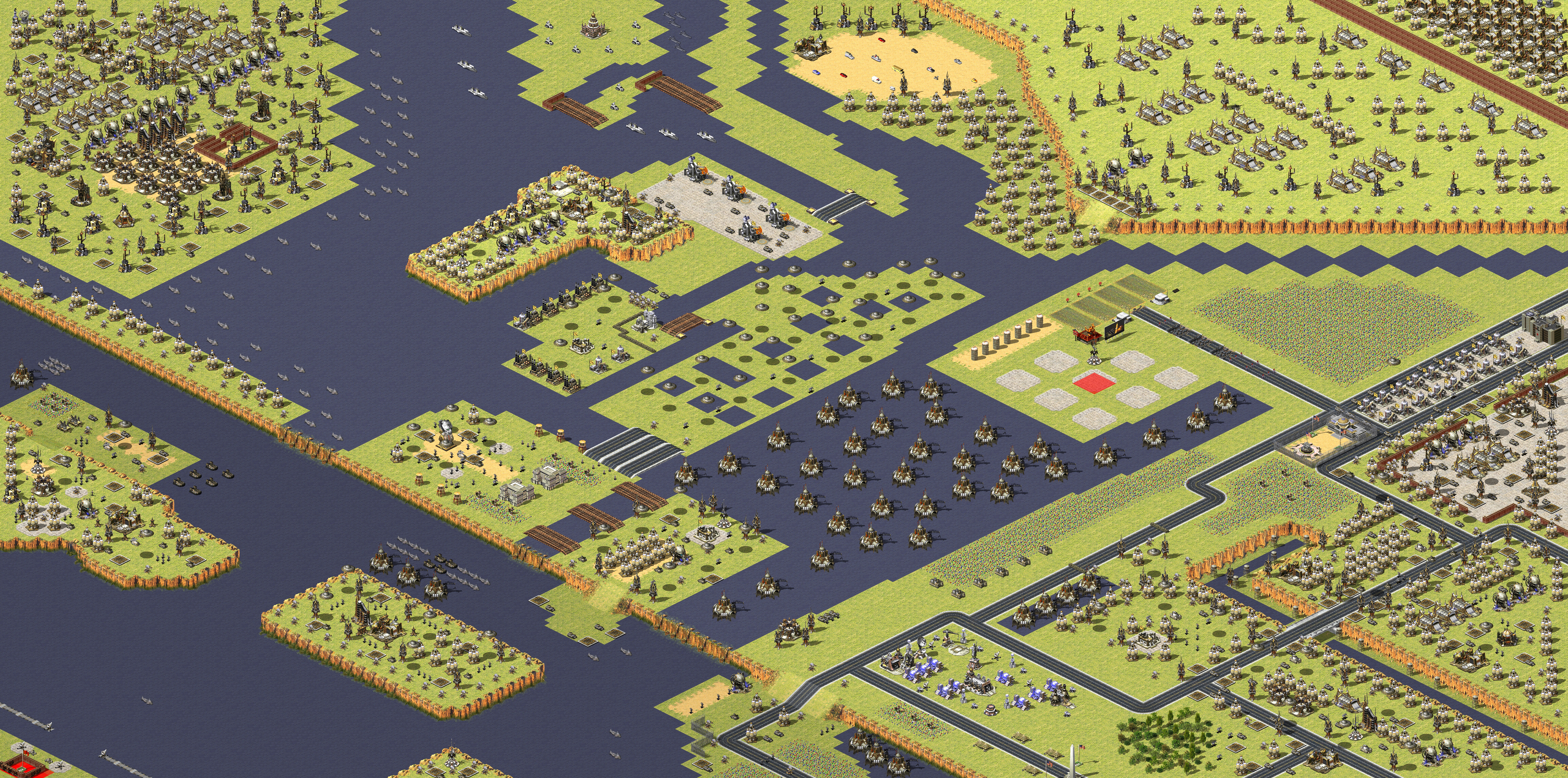 Rendered map: 7v1 Soviet Counter Yuri