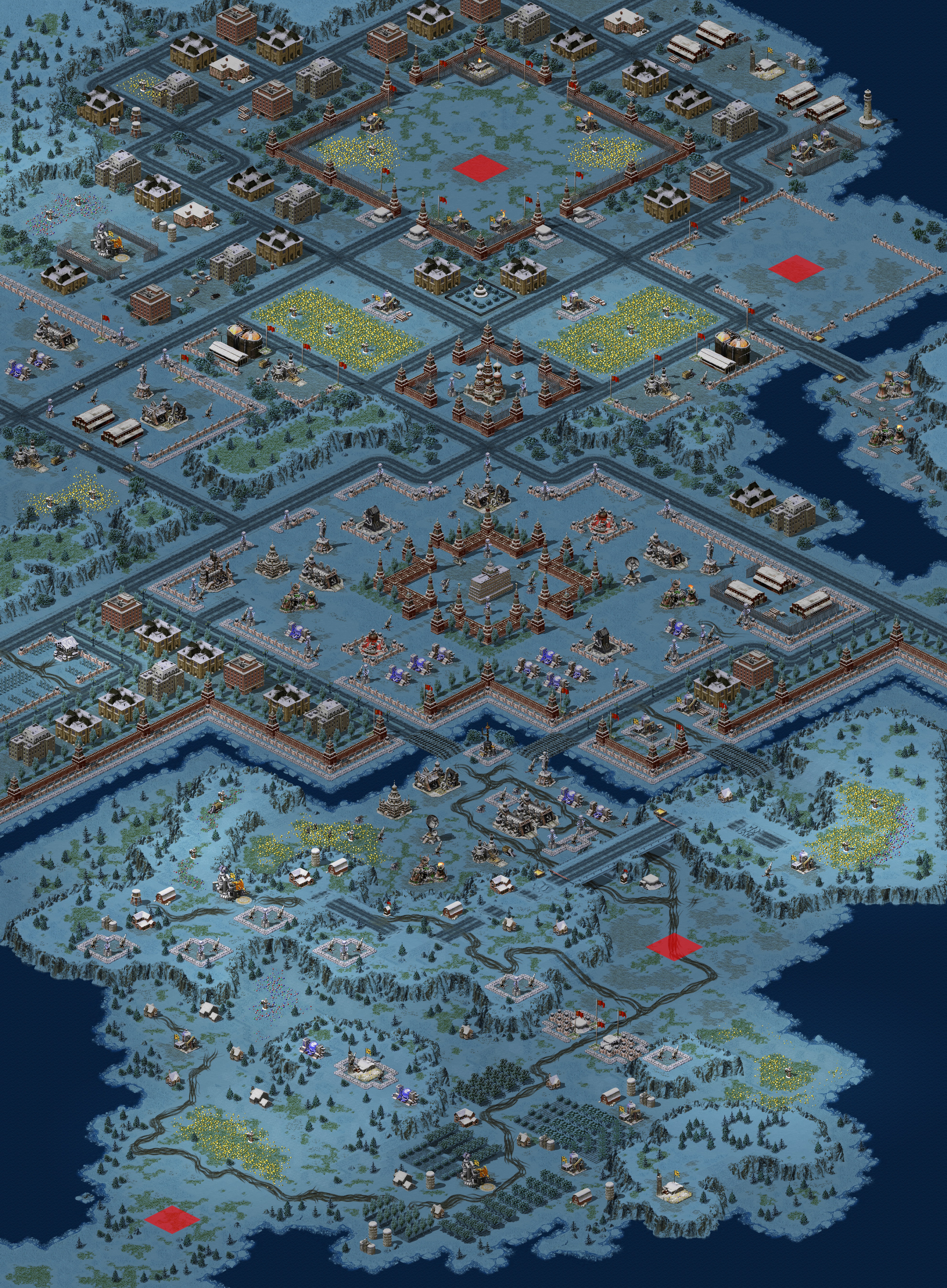 Rendered map: Ruins