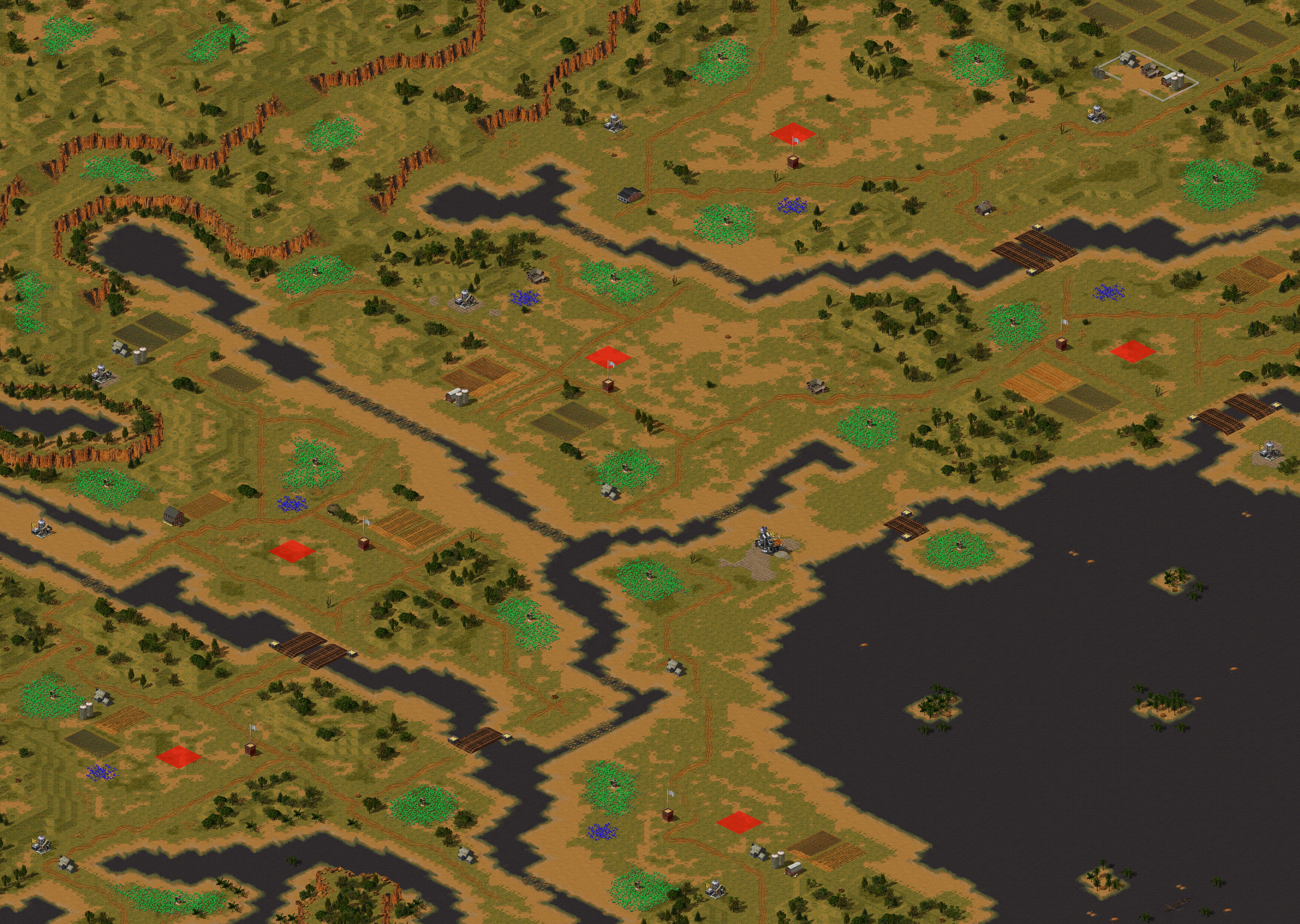 Rendered map: Battle of Sekigahara
