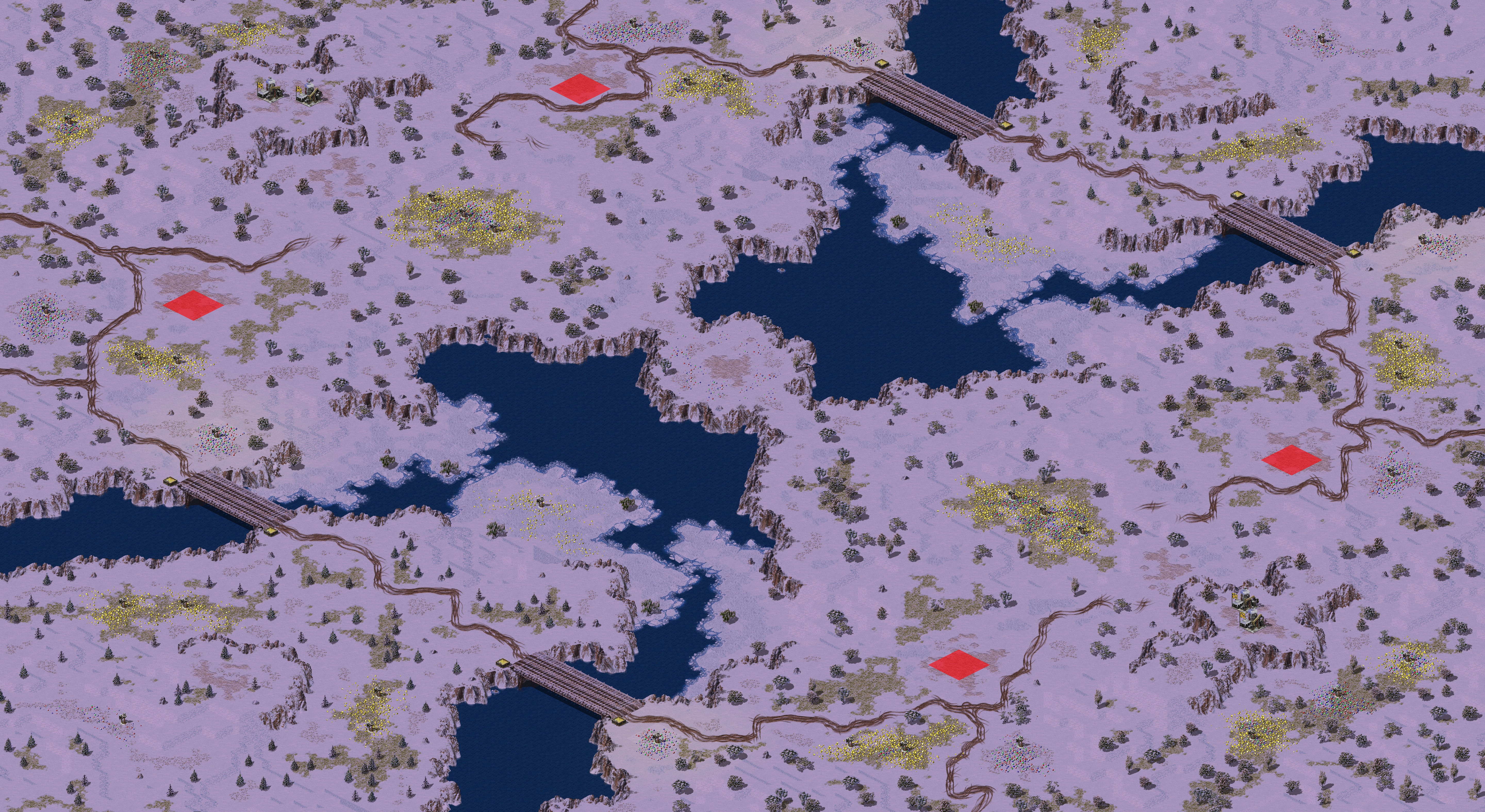 Rendered map: Advancement