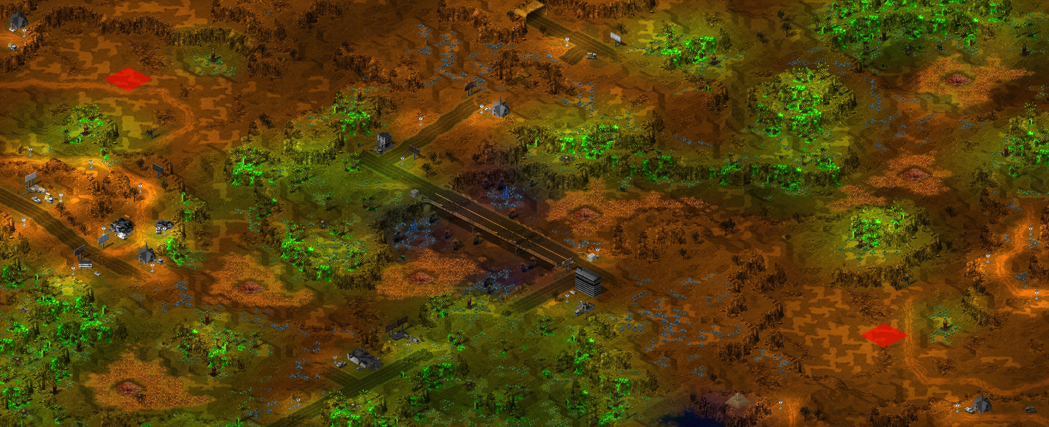 Rendered map: Hell's Crossing