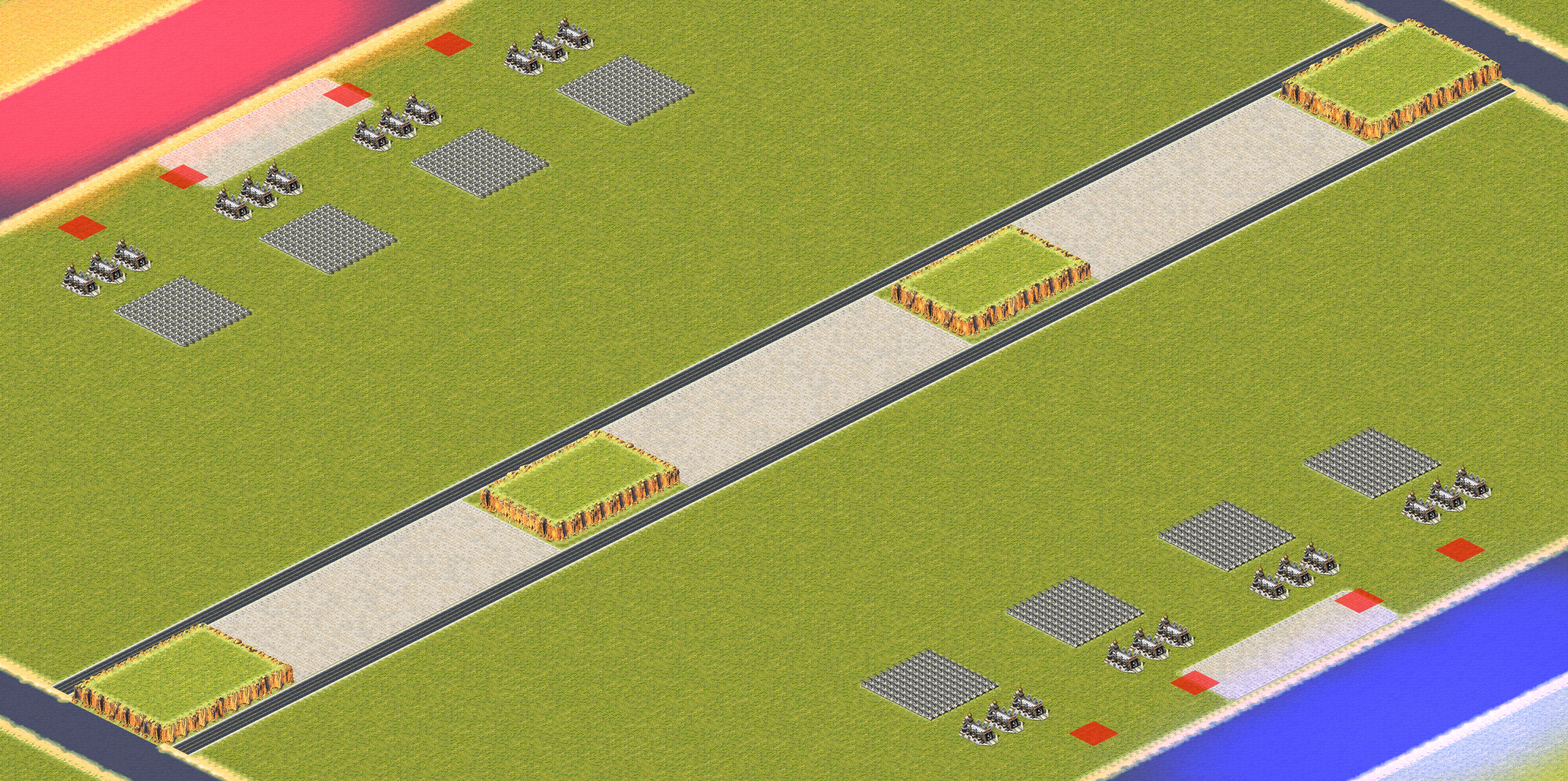 Rendered map: Apocalypse Field 4v4 Flat